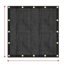 product photo of 90% Premium Fence Privacy Screen - Black