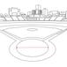 Baseball Home Plate cover Round