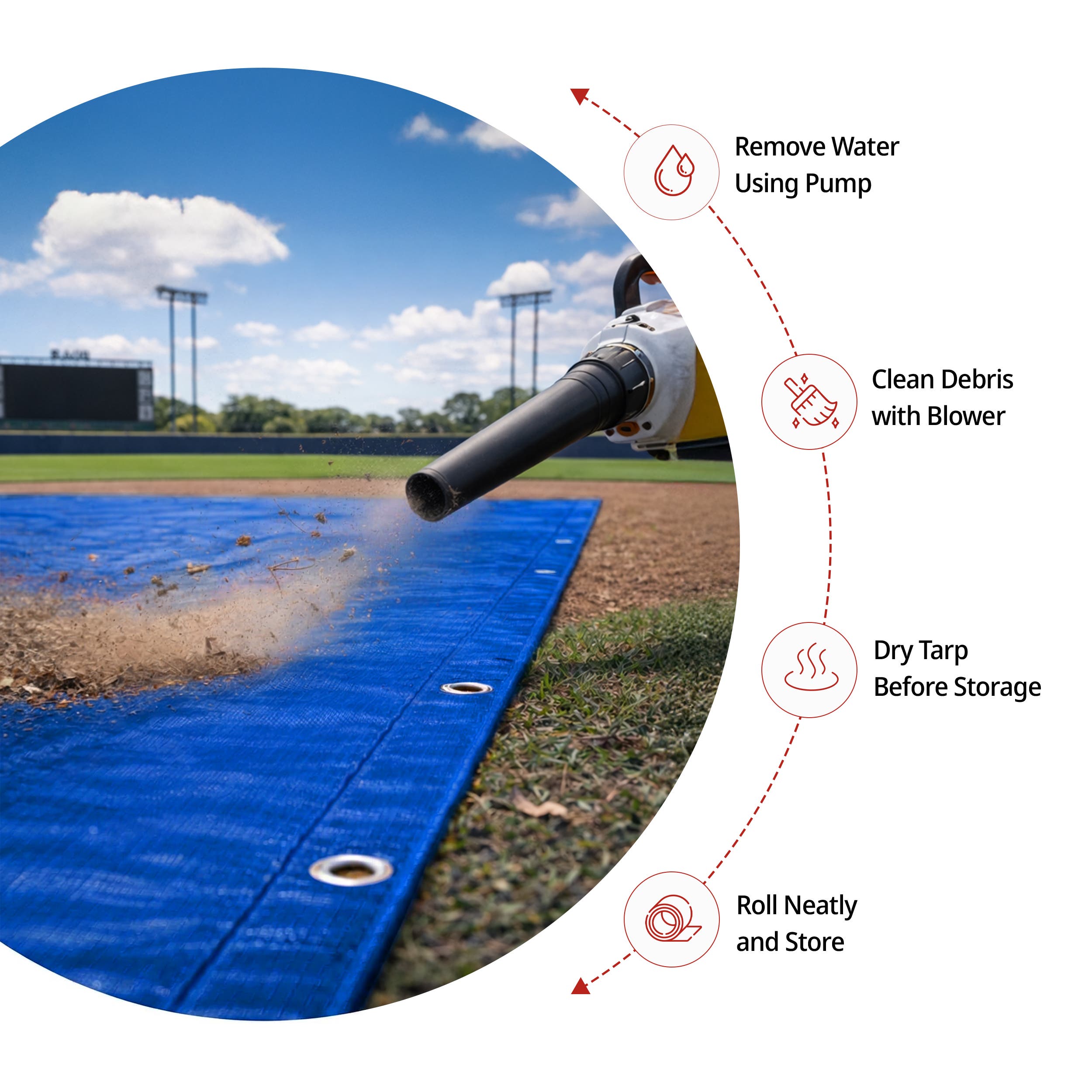 Baseball Home Plate cover Round