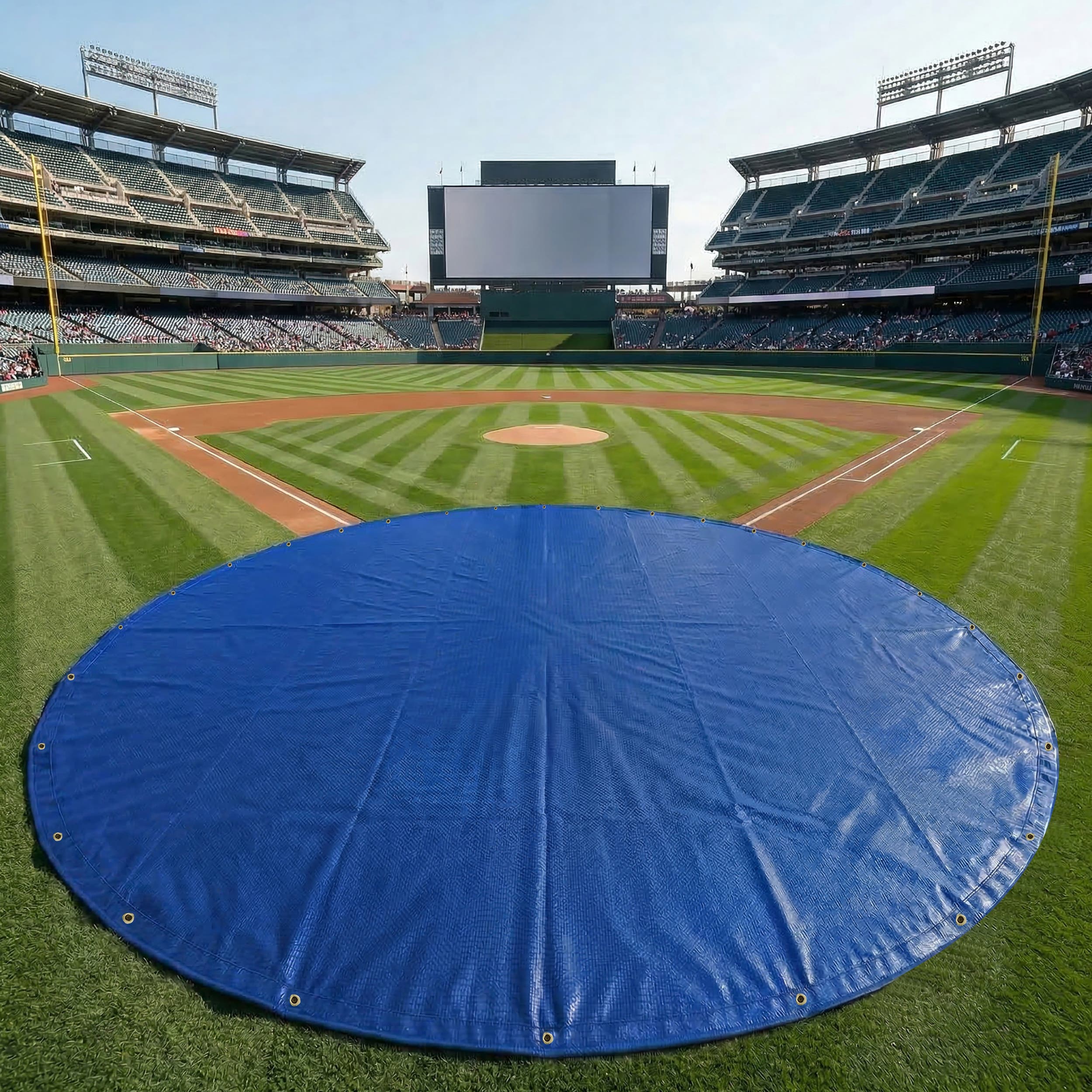Baseball Home Plate cover Round
