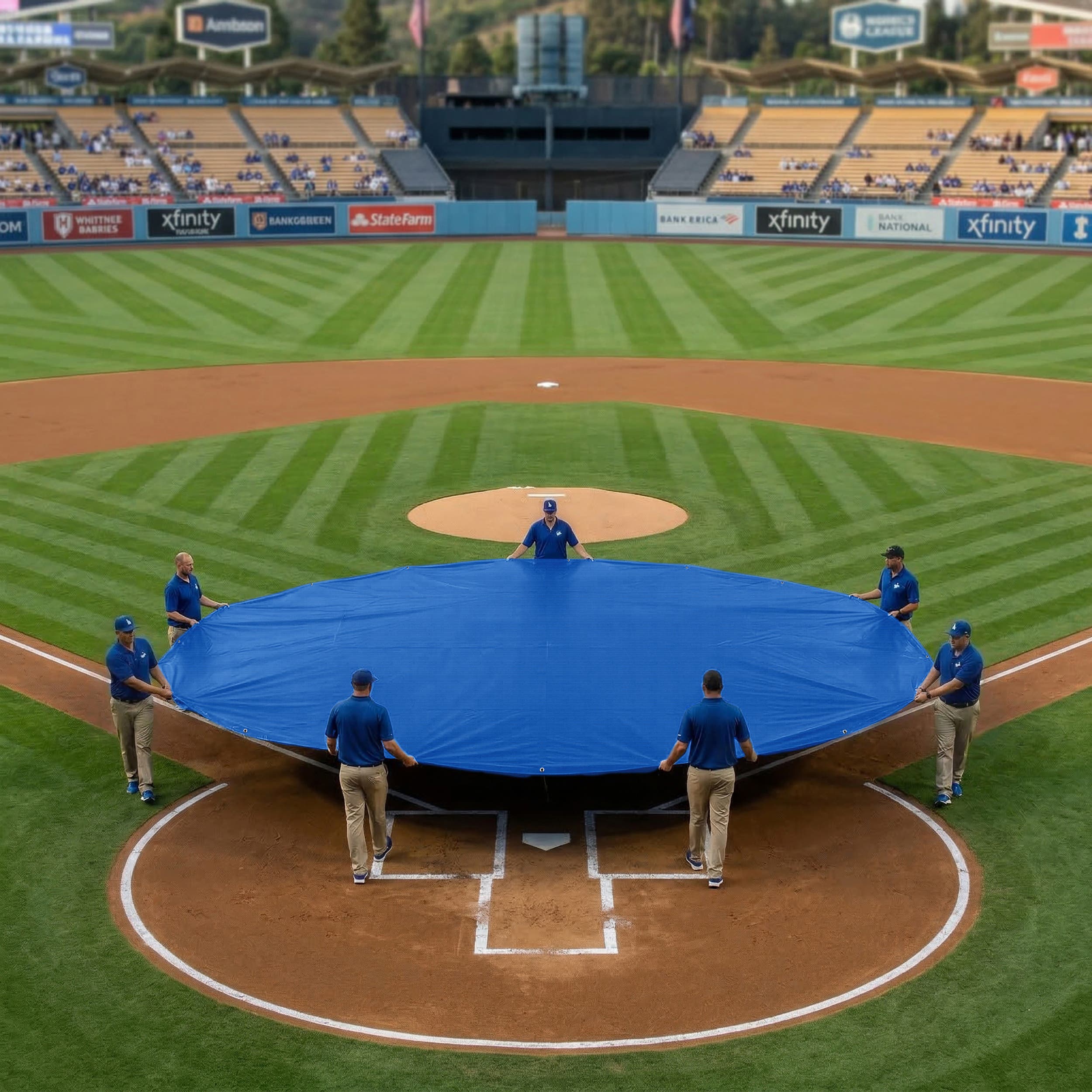 Baseball Home Plate cover Round