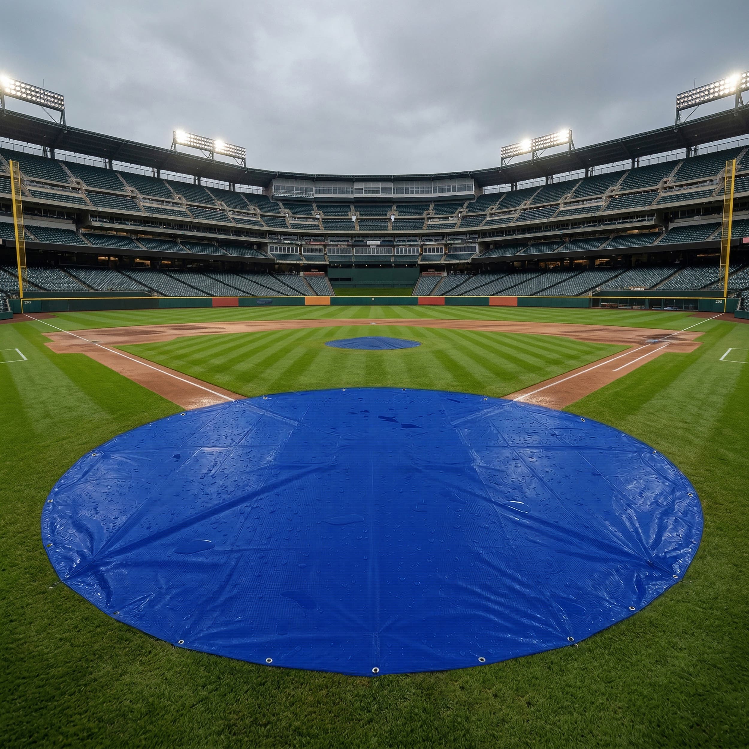 Baseball Home Plate cover Round