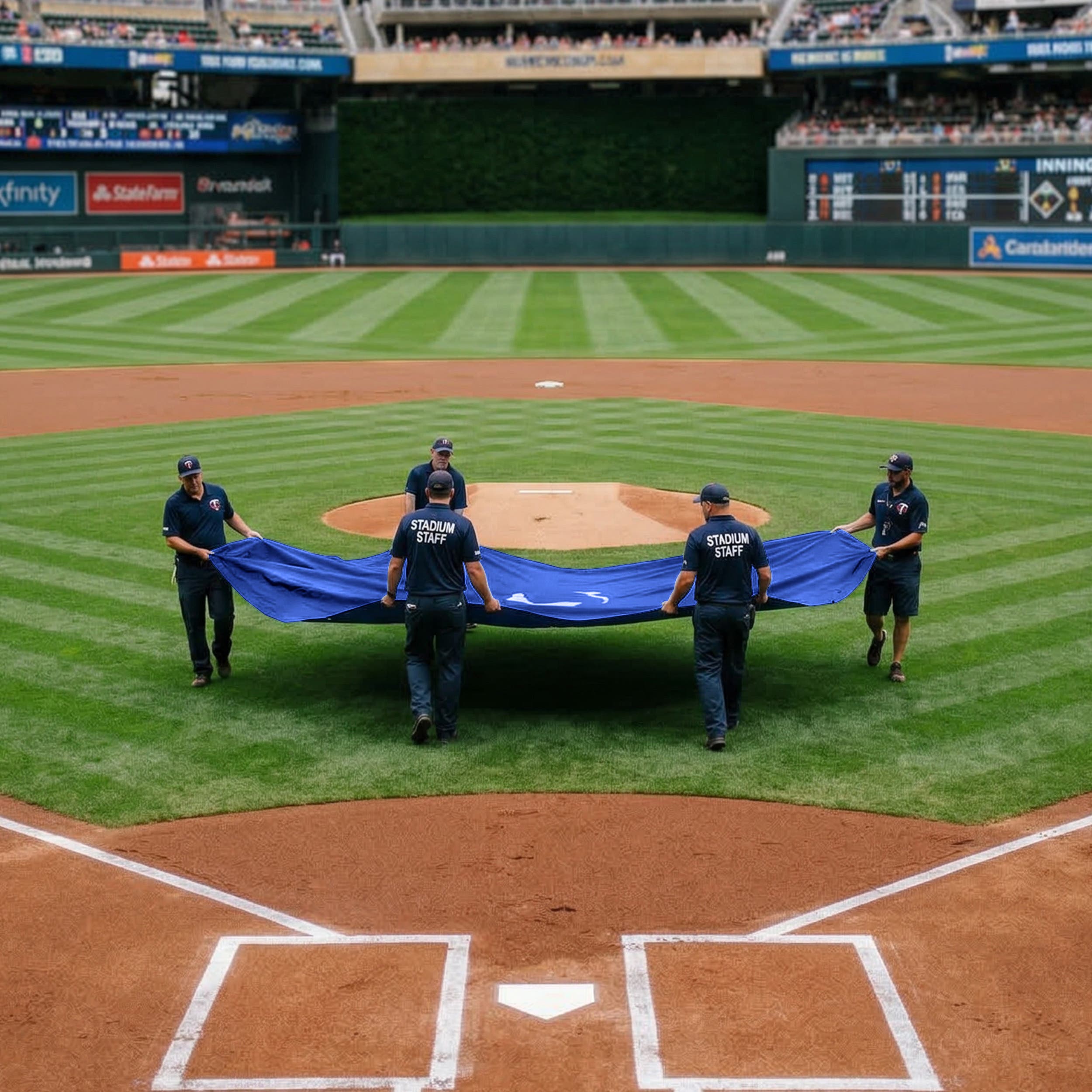 Baseball Mound Cover Round