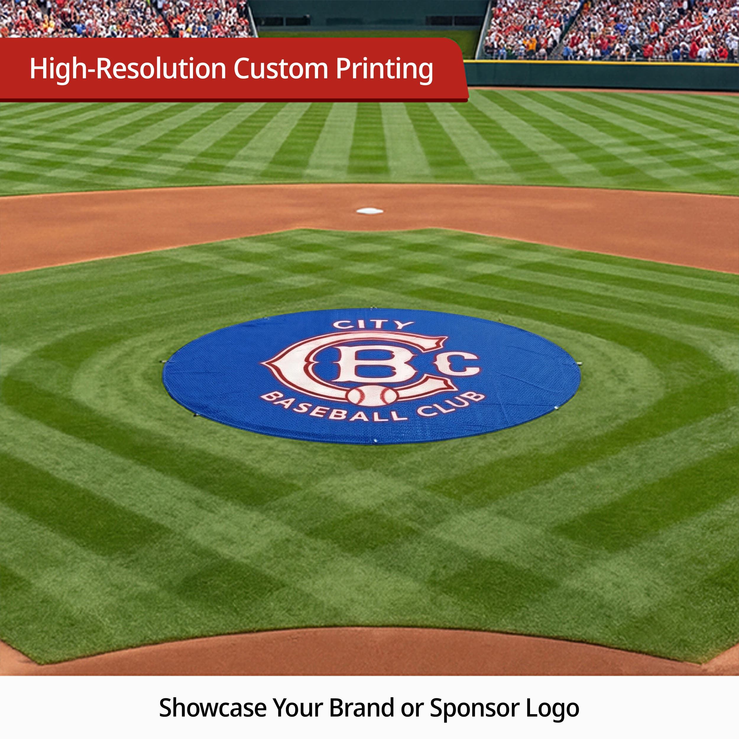 Baseball Mound Cover Round