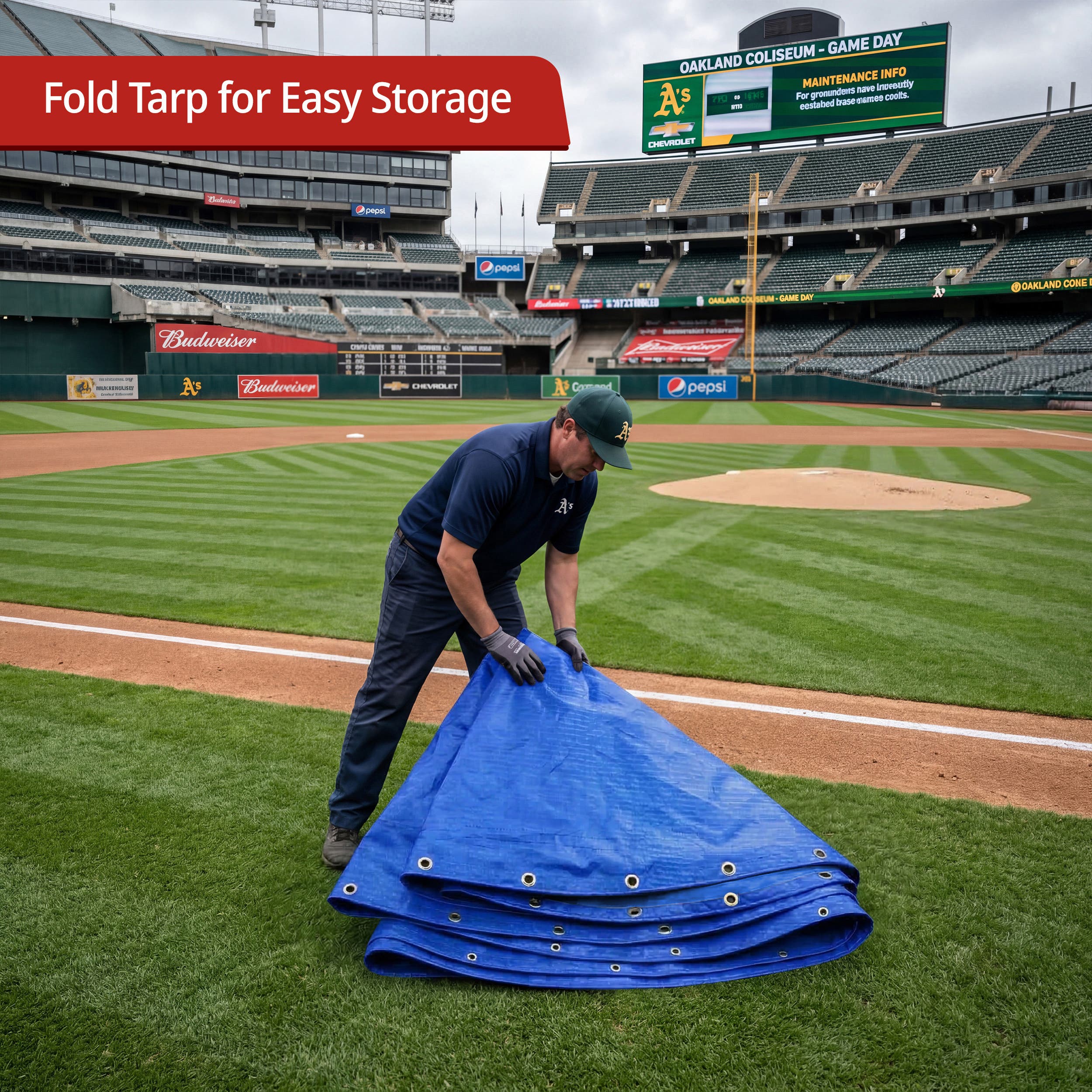 Baseball Mound Cover Round