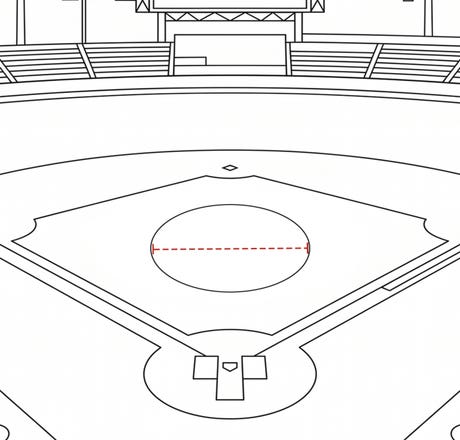 Baseball Mound Cover Round