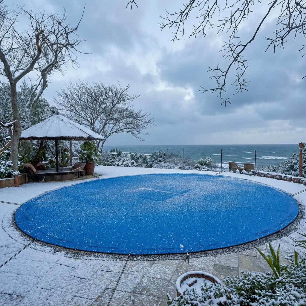 Custom Heavy Duty Vinyl Tarp -Round