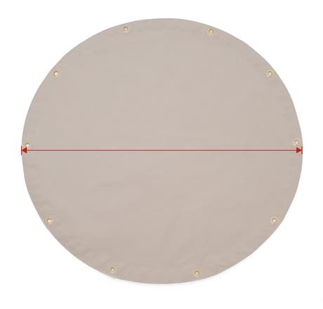 Custom Canvas Tarp - Round