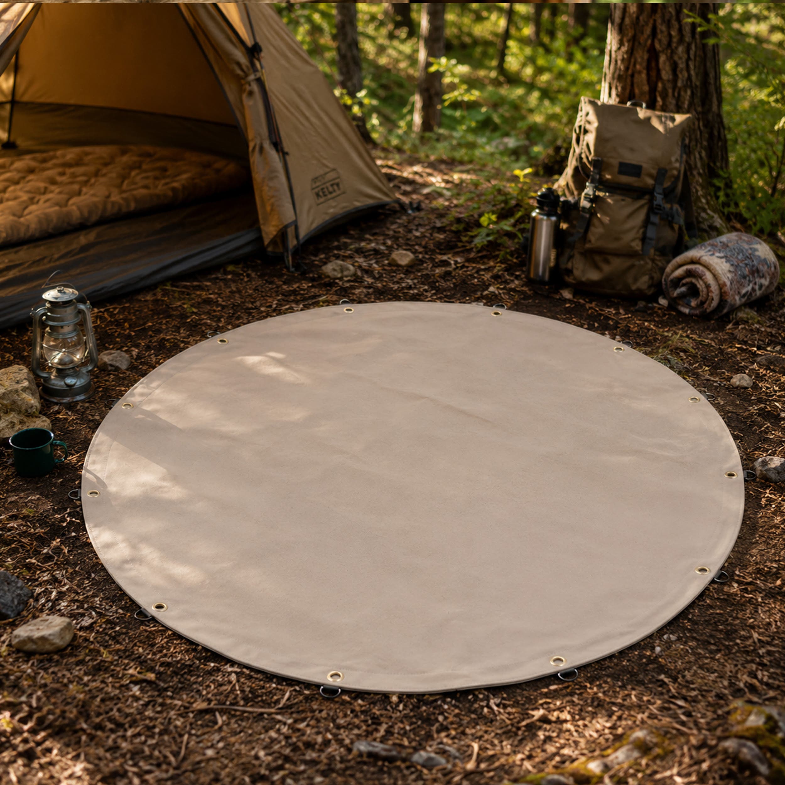 Custom Canvas Tarp - Round