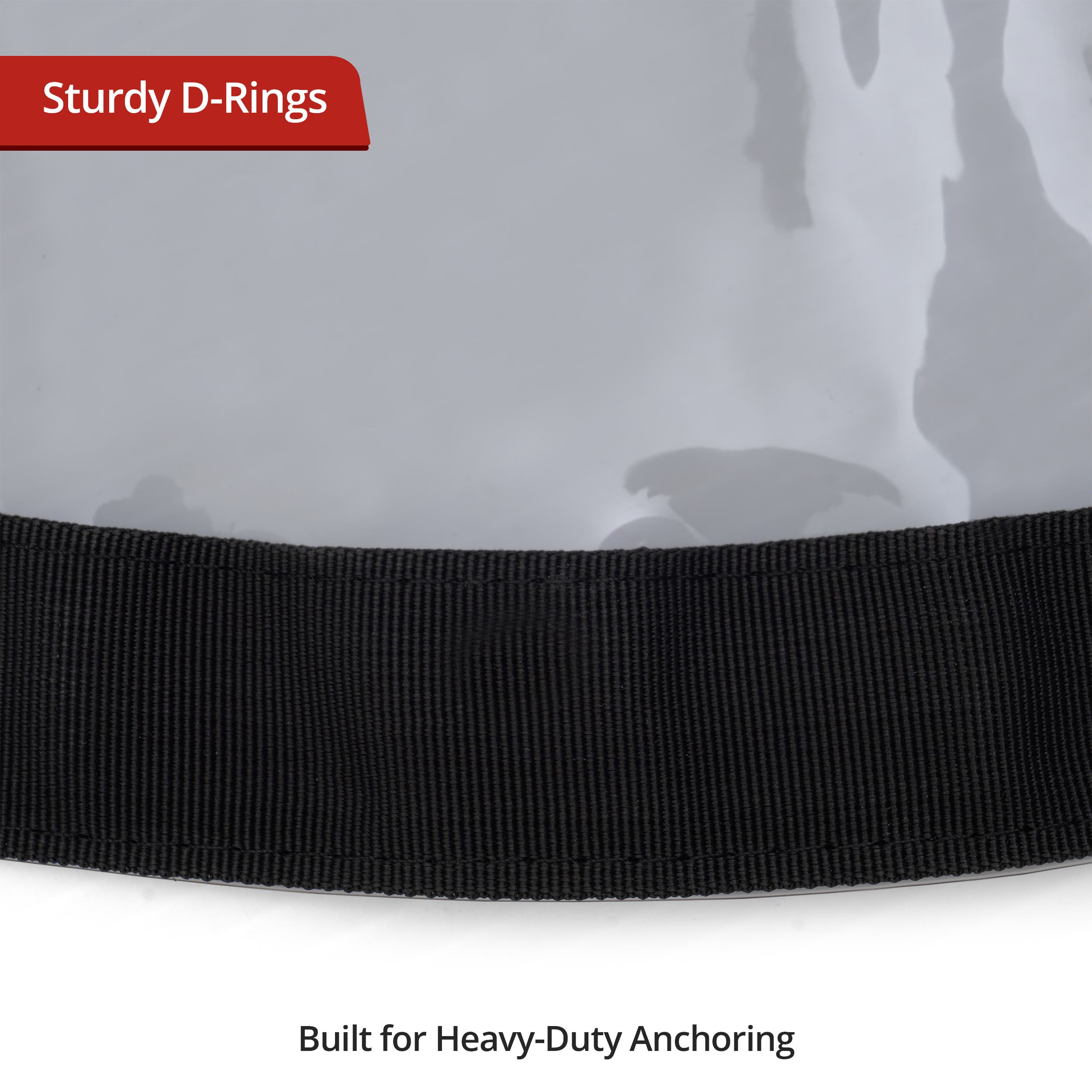 Custom Heavy Duty Clear Vinyl Tarp - Round