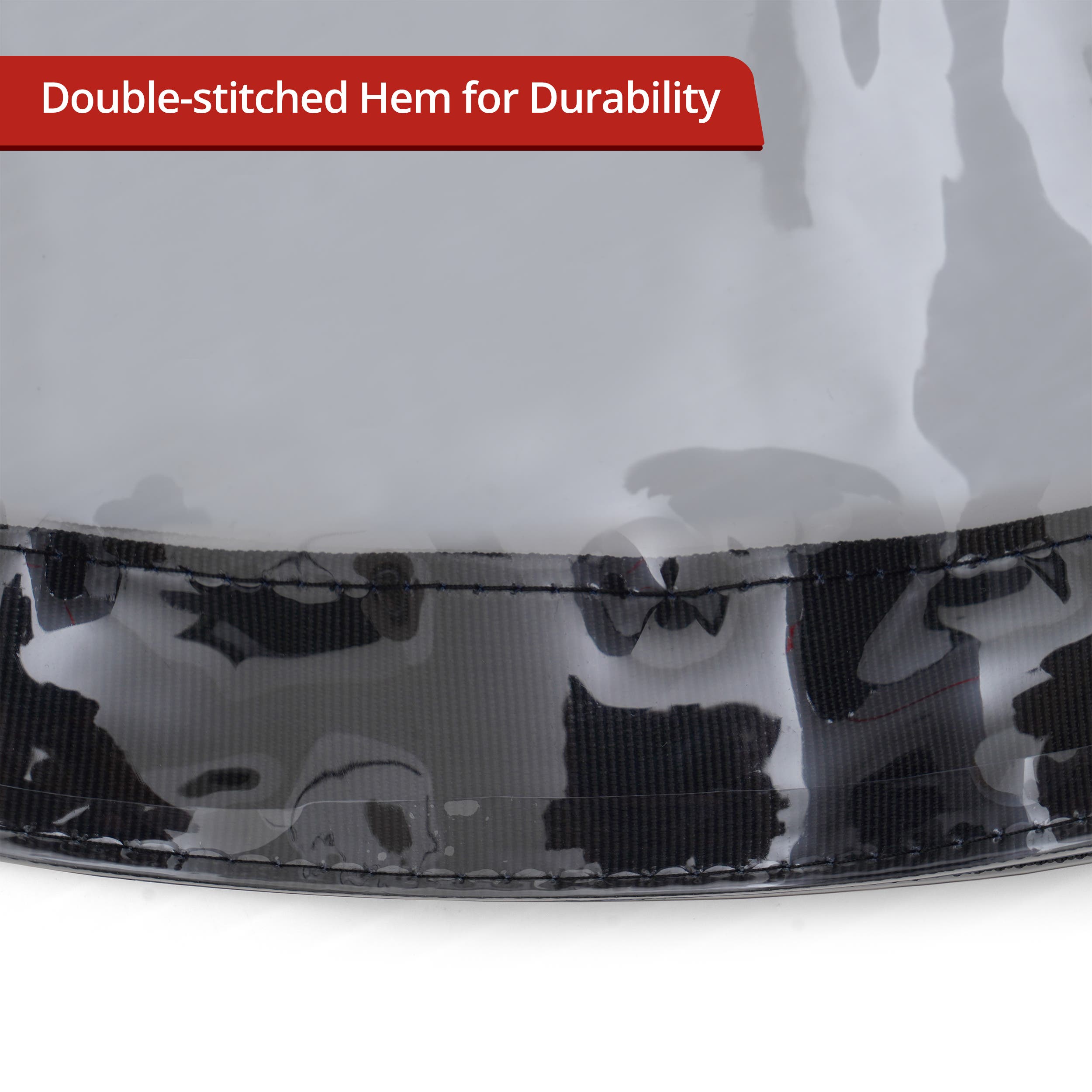 Custom Heavy Duty Clear Vinyl Tarp - Round