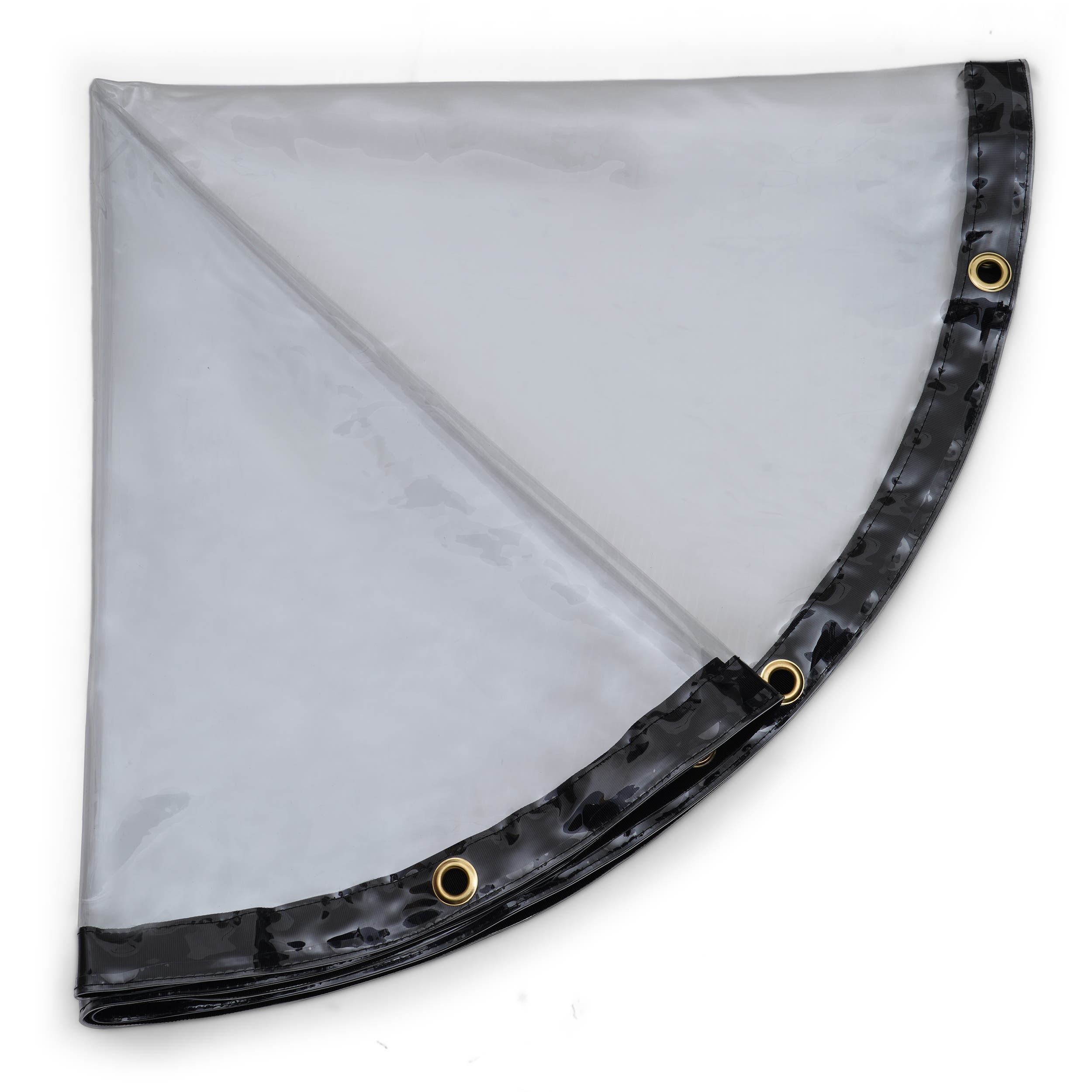 Custom Heavy Duty Clear Vinyl Tarp - Round