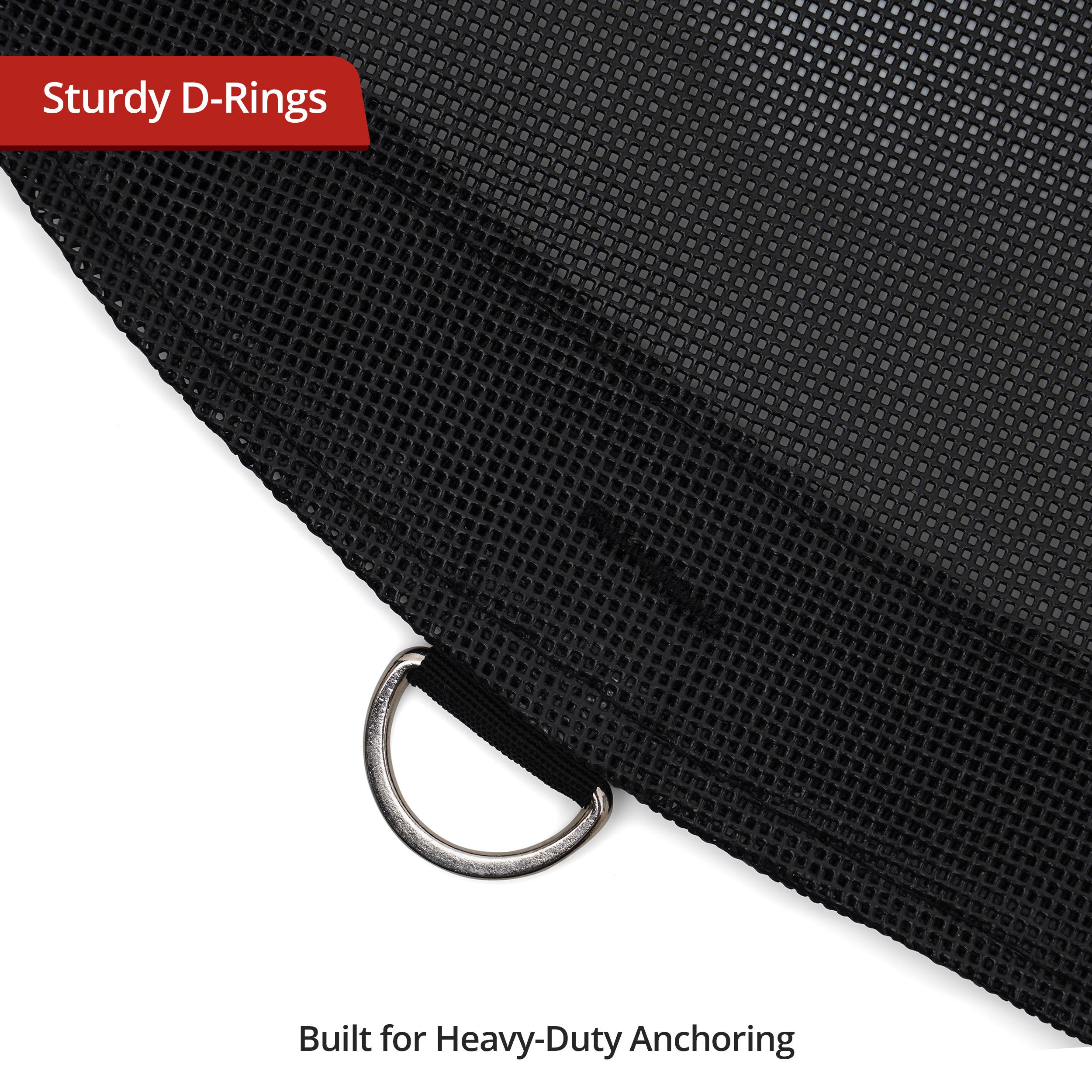 Custom Heavy Duty Round Mesh Tarp - 60% Shade