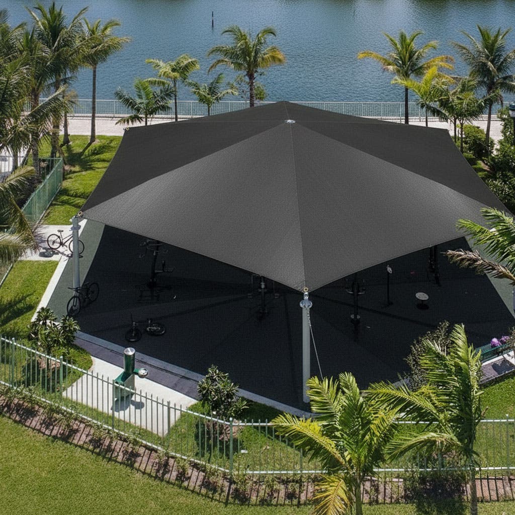Heavy Duty Vinyl Tarp – Hexagon