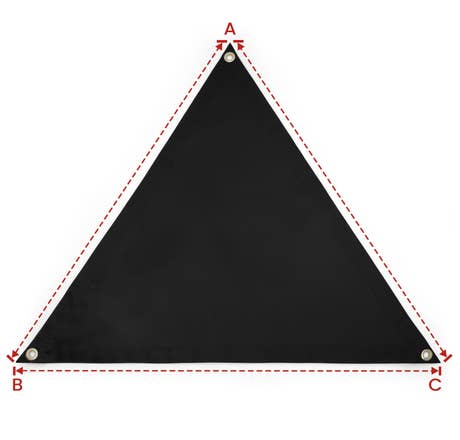 Heavy Duty Vinyl Tarp – Triangle