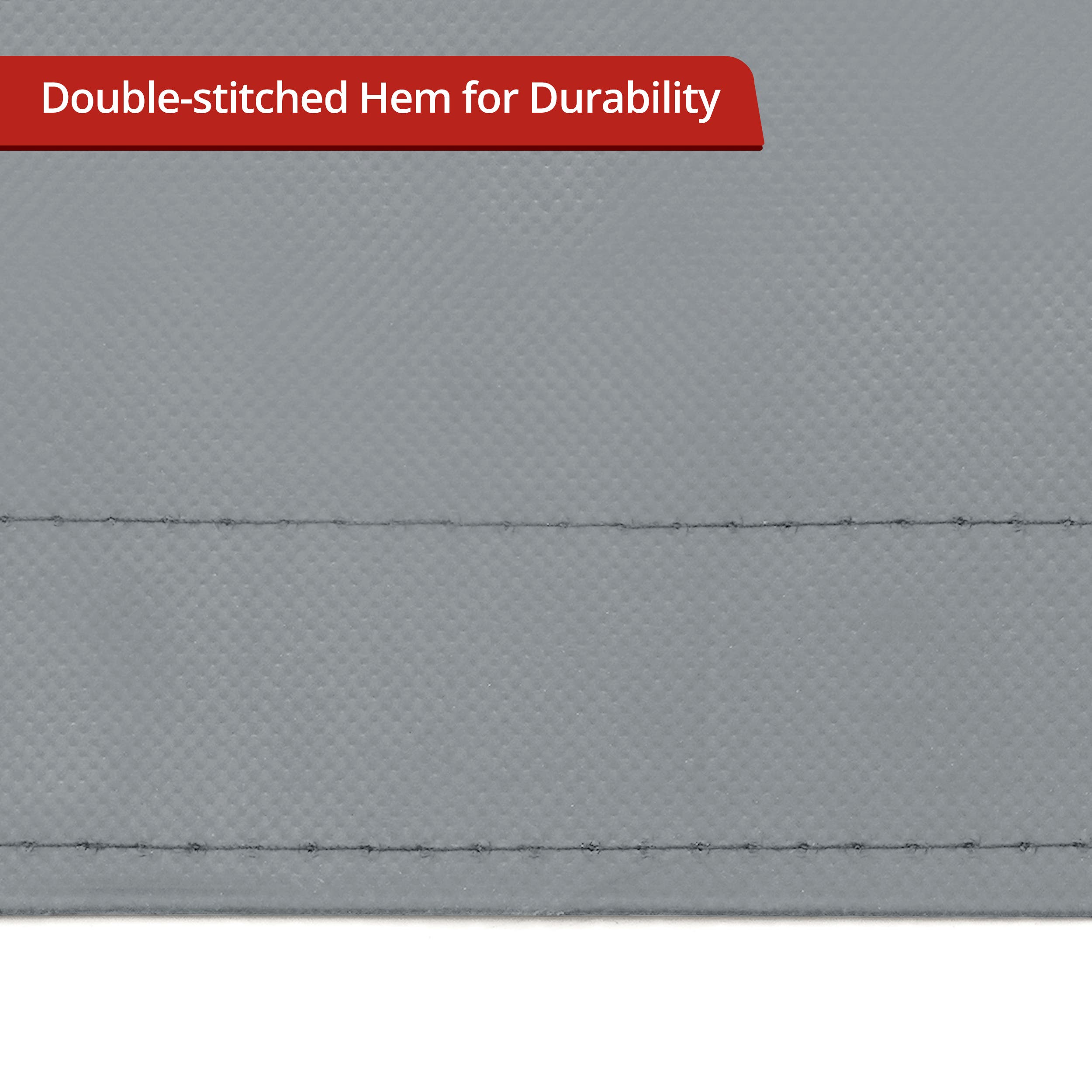 Custom Heavy Duty Vinyl Tarp - Gray