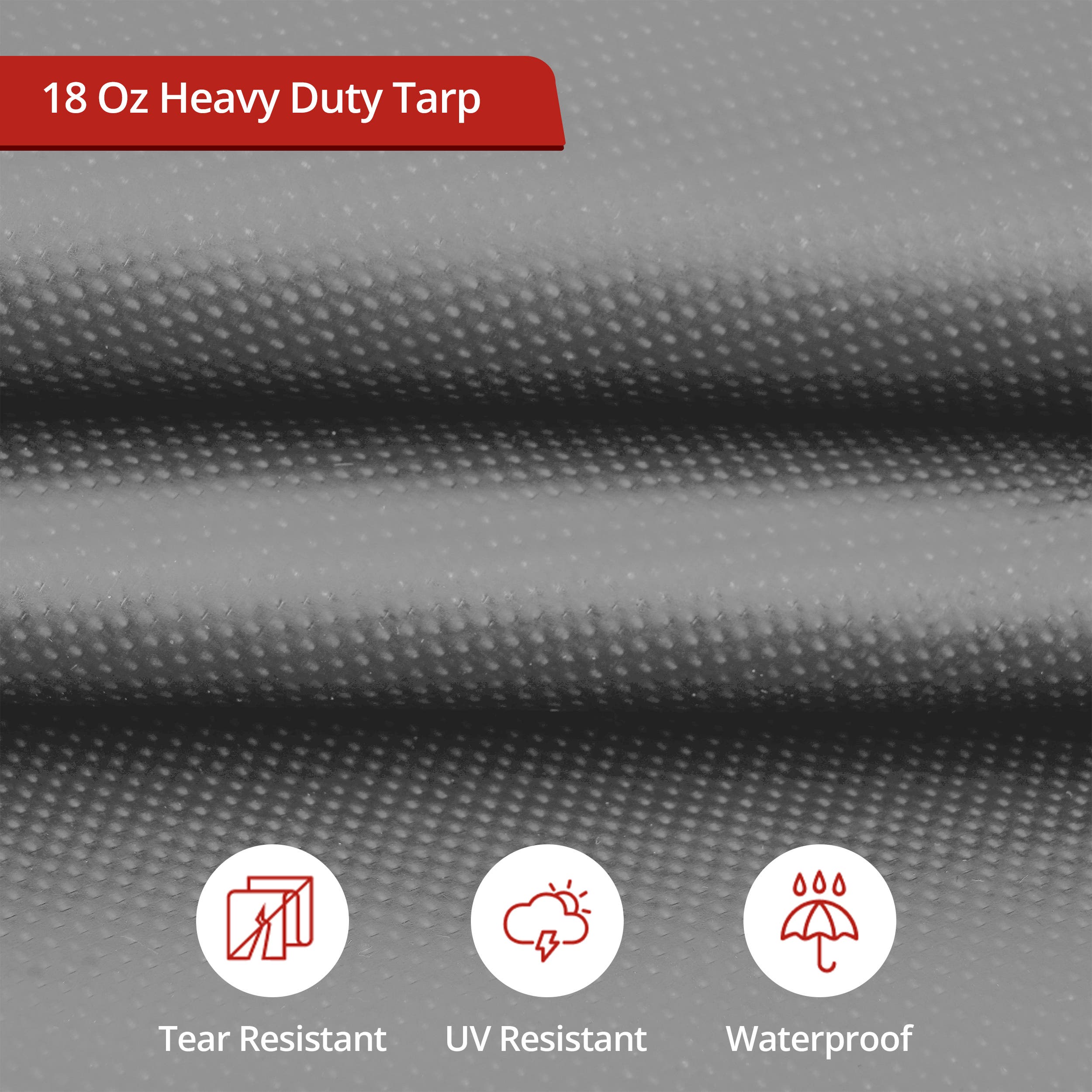 Buy Custom Gray Heavy Duty Vinyl Tarps | Tarps&All