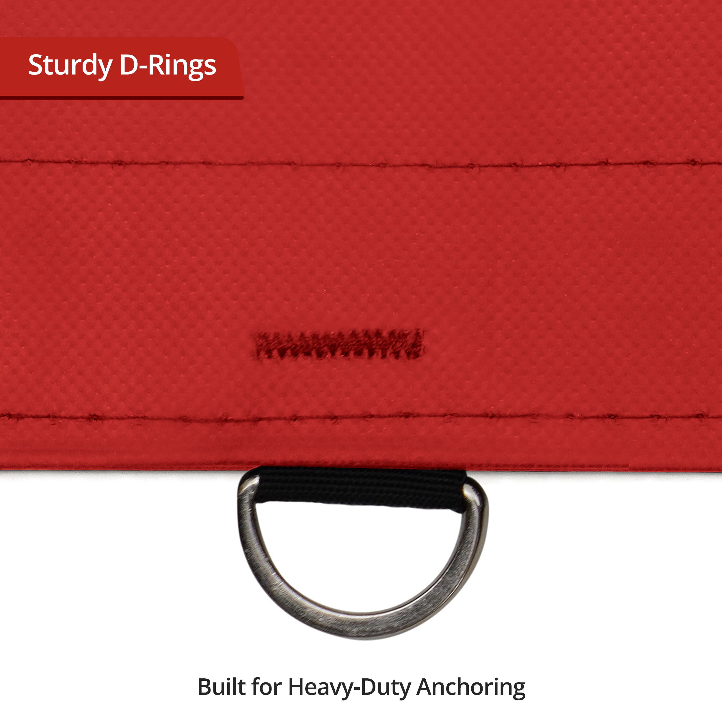 Custom Heavy Duty Vinyl Tarp - Red
