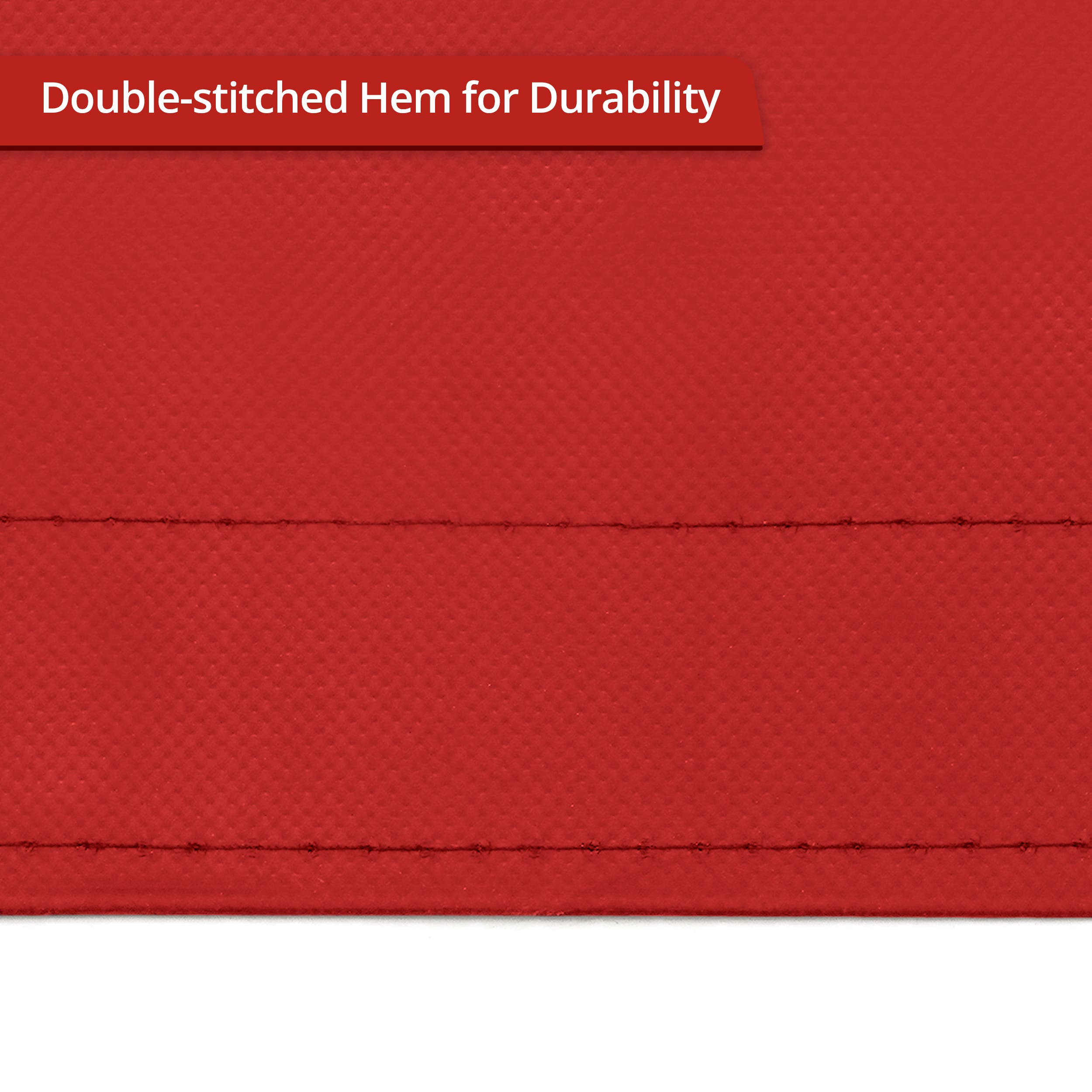 Custom Heavy Duty Vinyl Tarp - Red