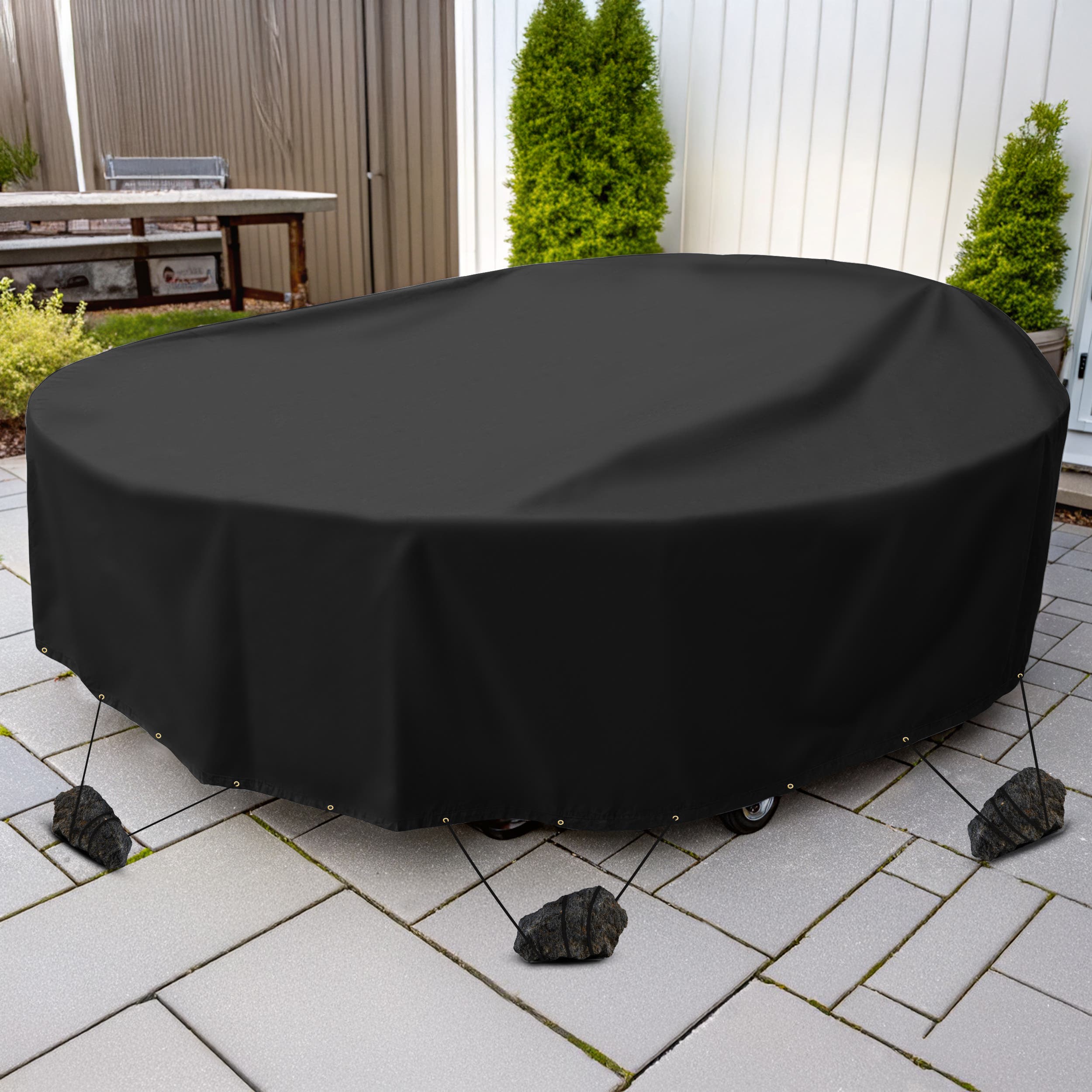 Custom Light Duty Poly Tarp - Round