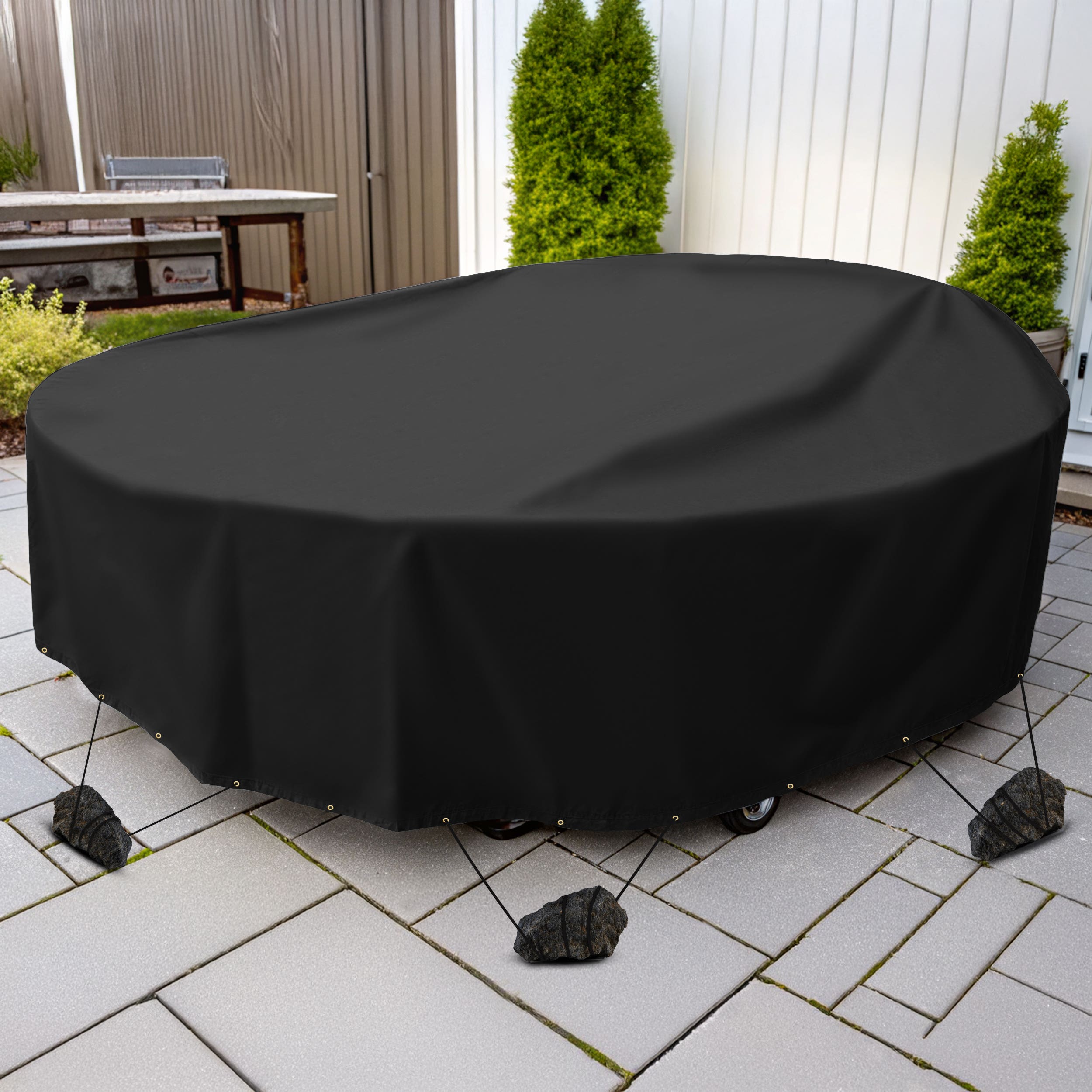 Buy Custom Round Light duty Poly Tarps | Tarps&All