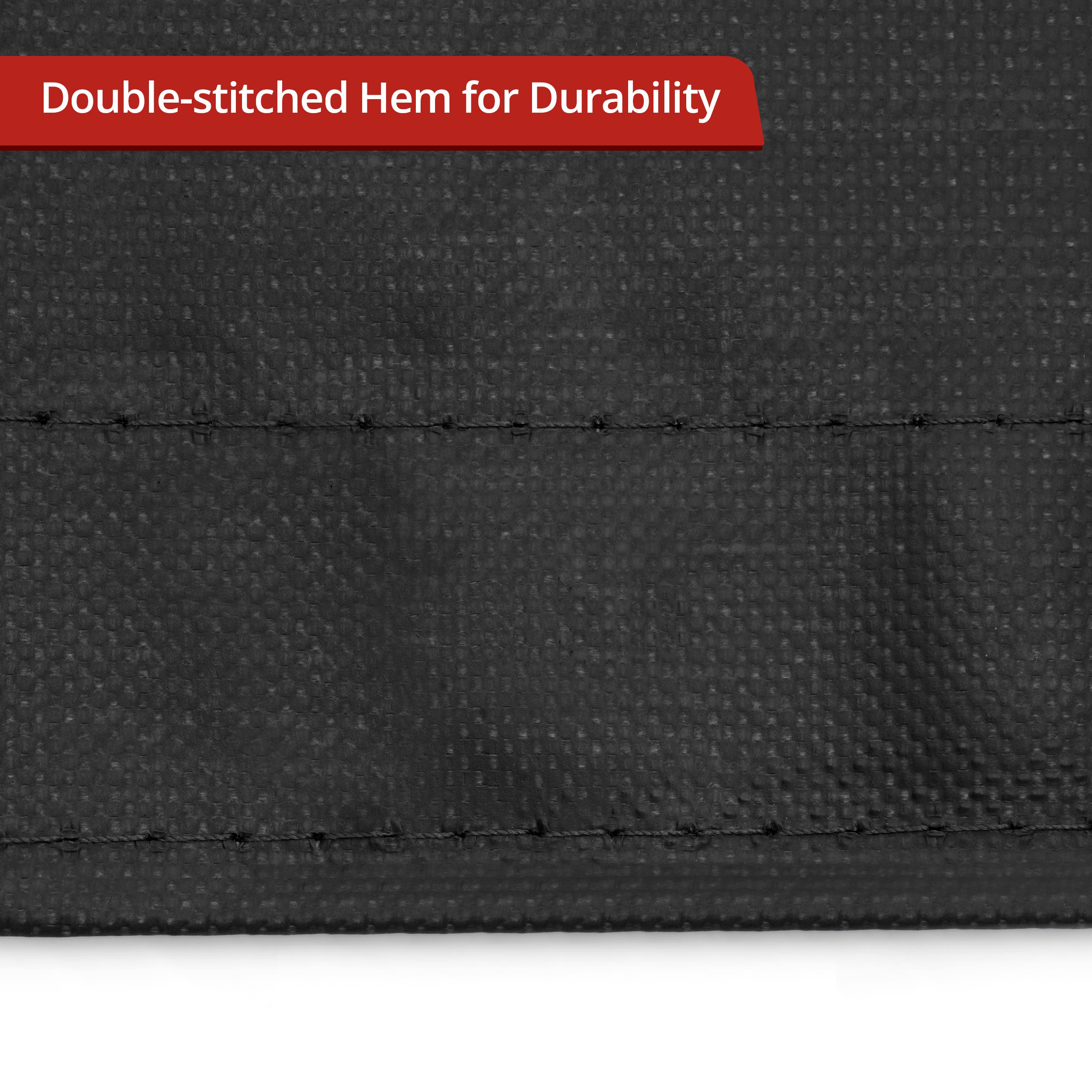 Custom Medium Duty Vinyl Tarps - Black