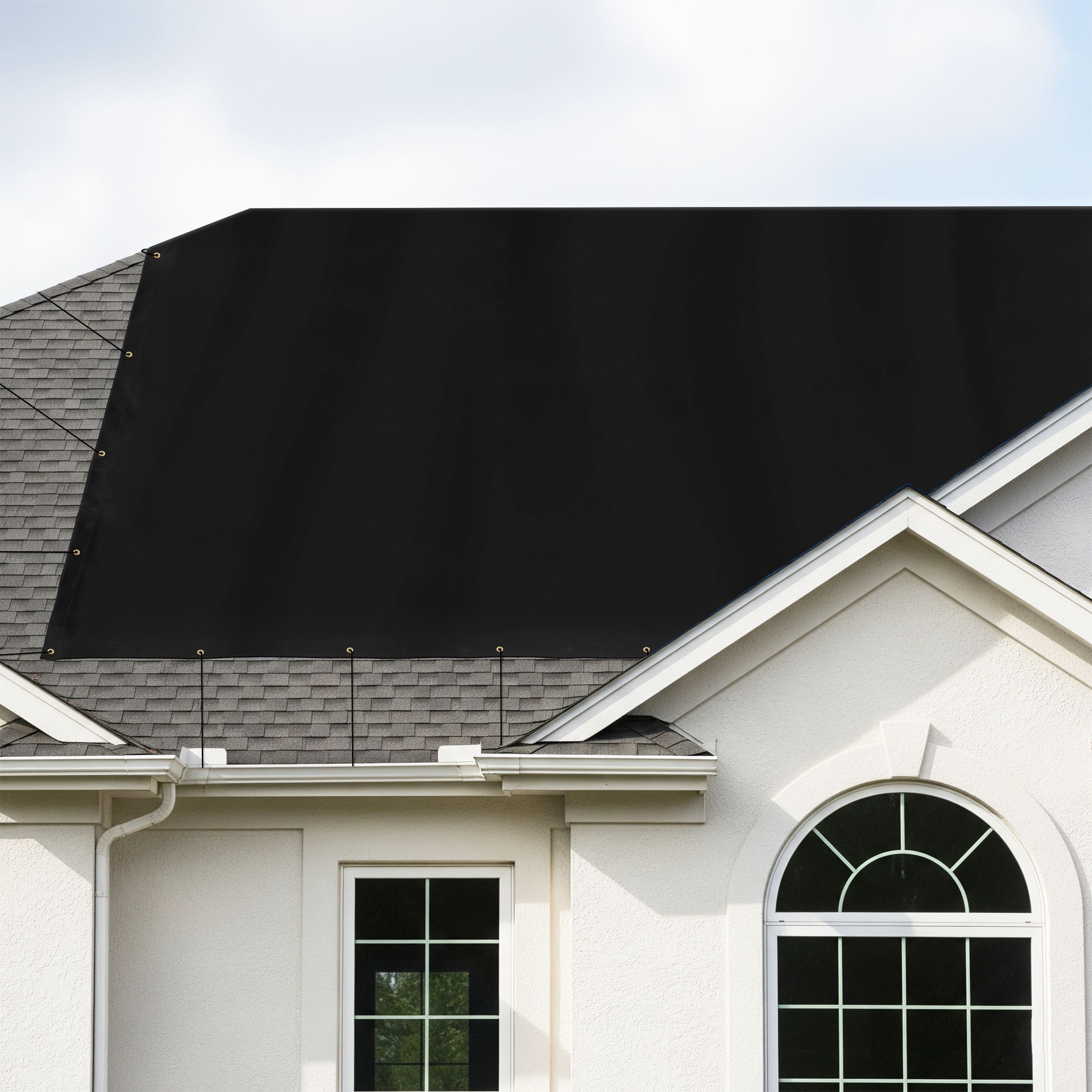 Buy Custom Black Light Duty Vinyl Tarps | Tarps&All