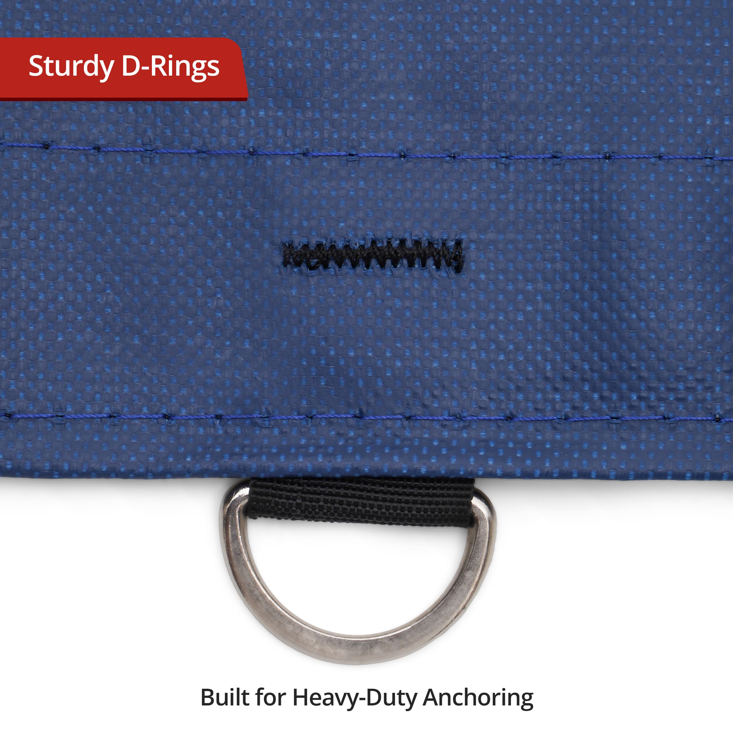 Custom Light Duty Vinyl Tarps - Blue