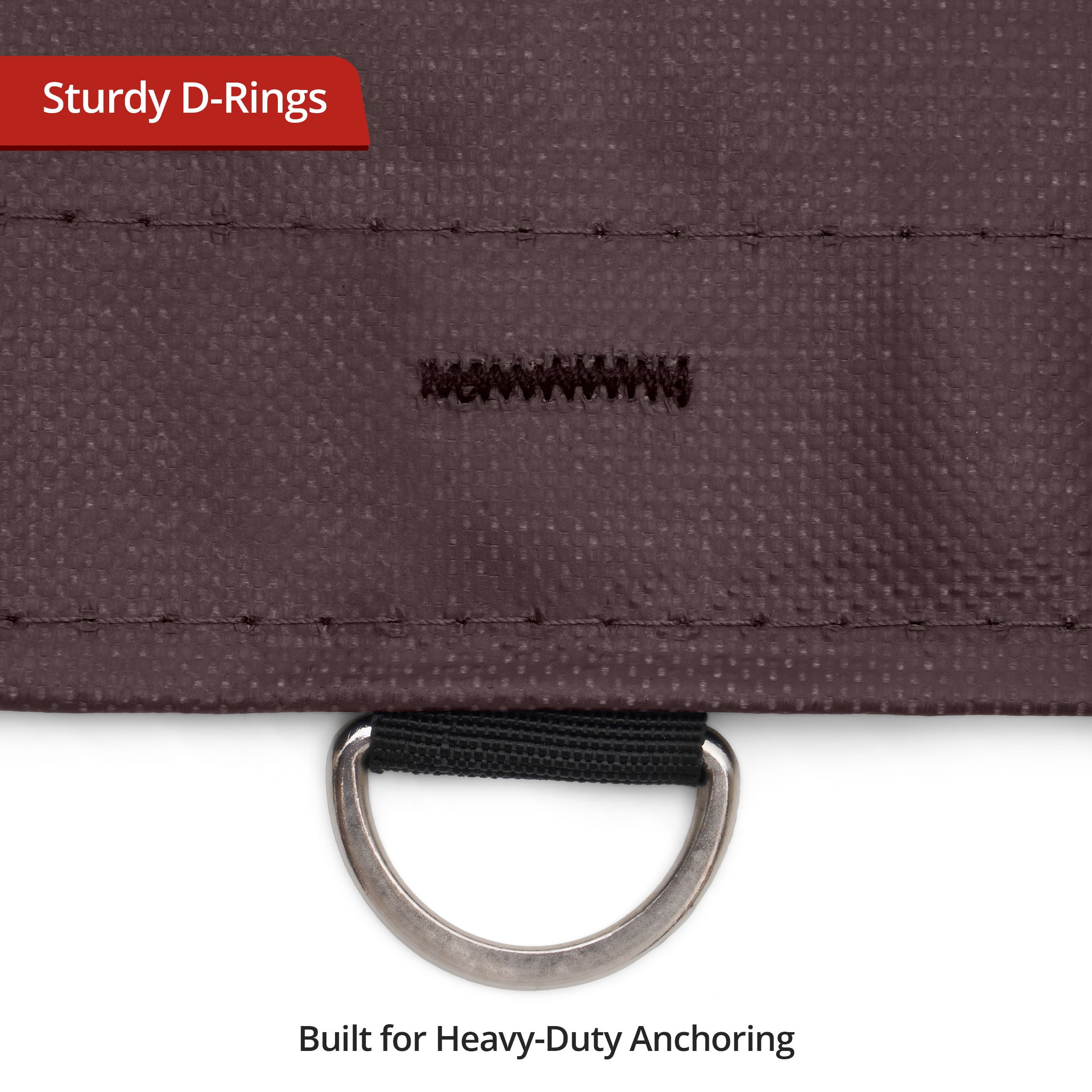 Custom Medium Duty Vinyl Tarp - Brown