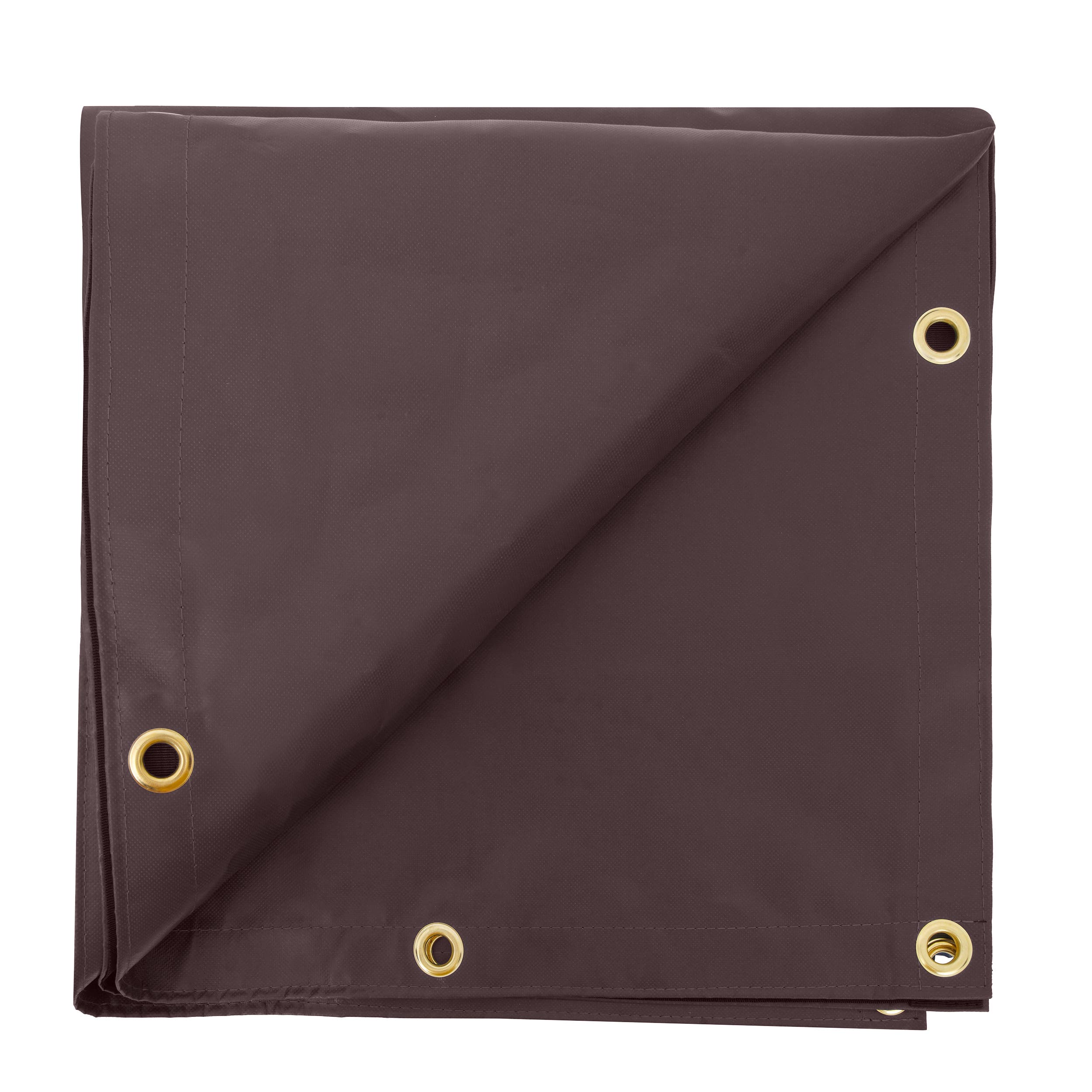 Custom Medium Duty Vinyl Tarp - Brown