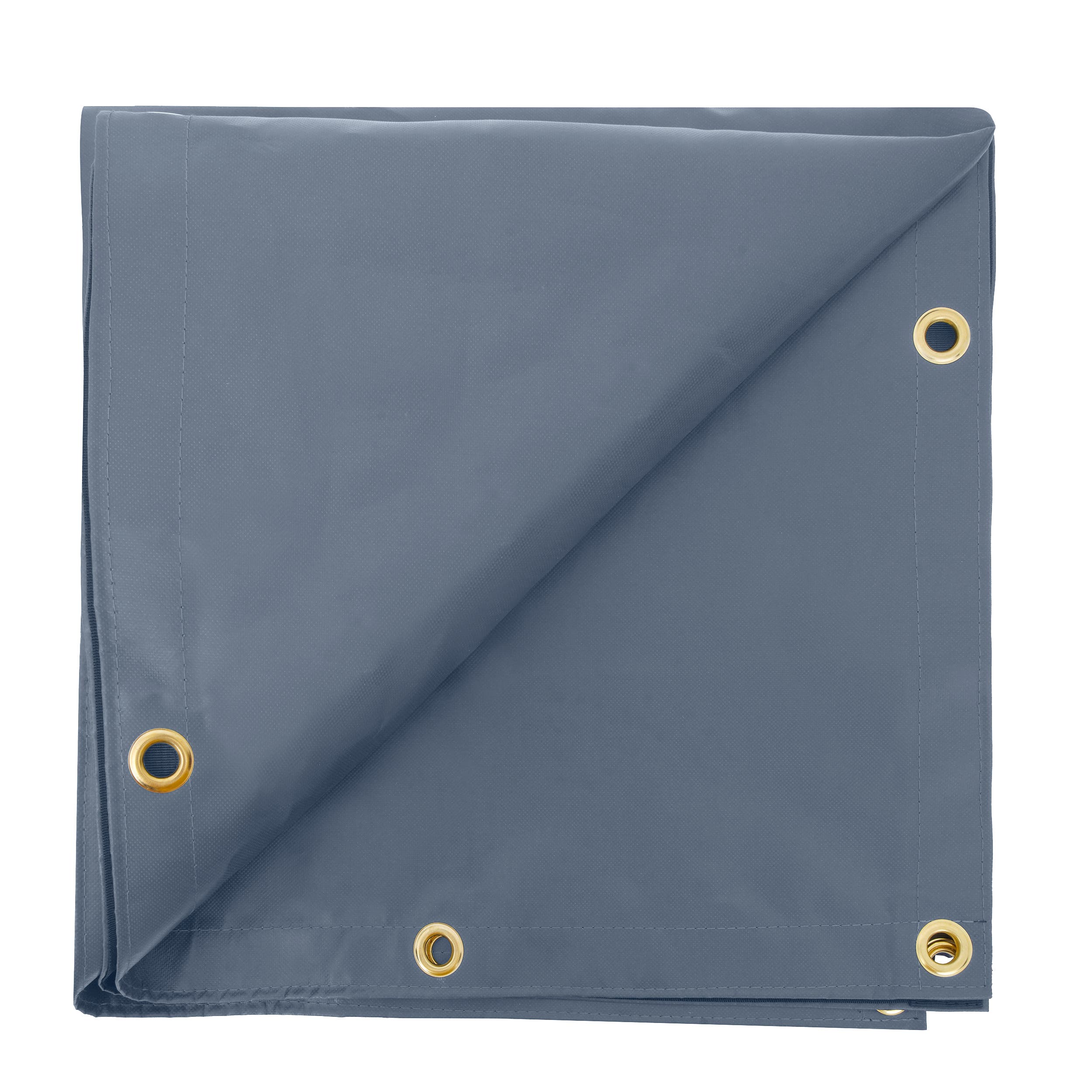 Custom Medium Duty Vinyl Tarp - Gray