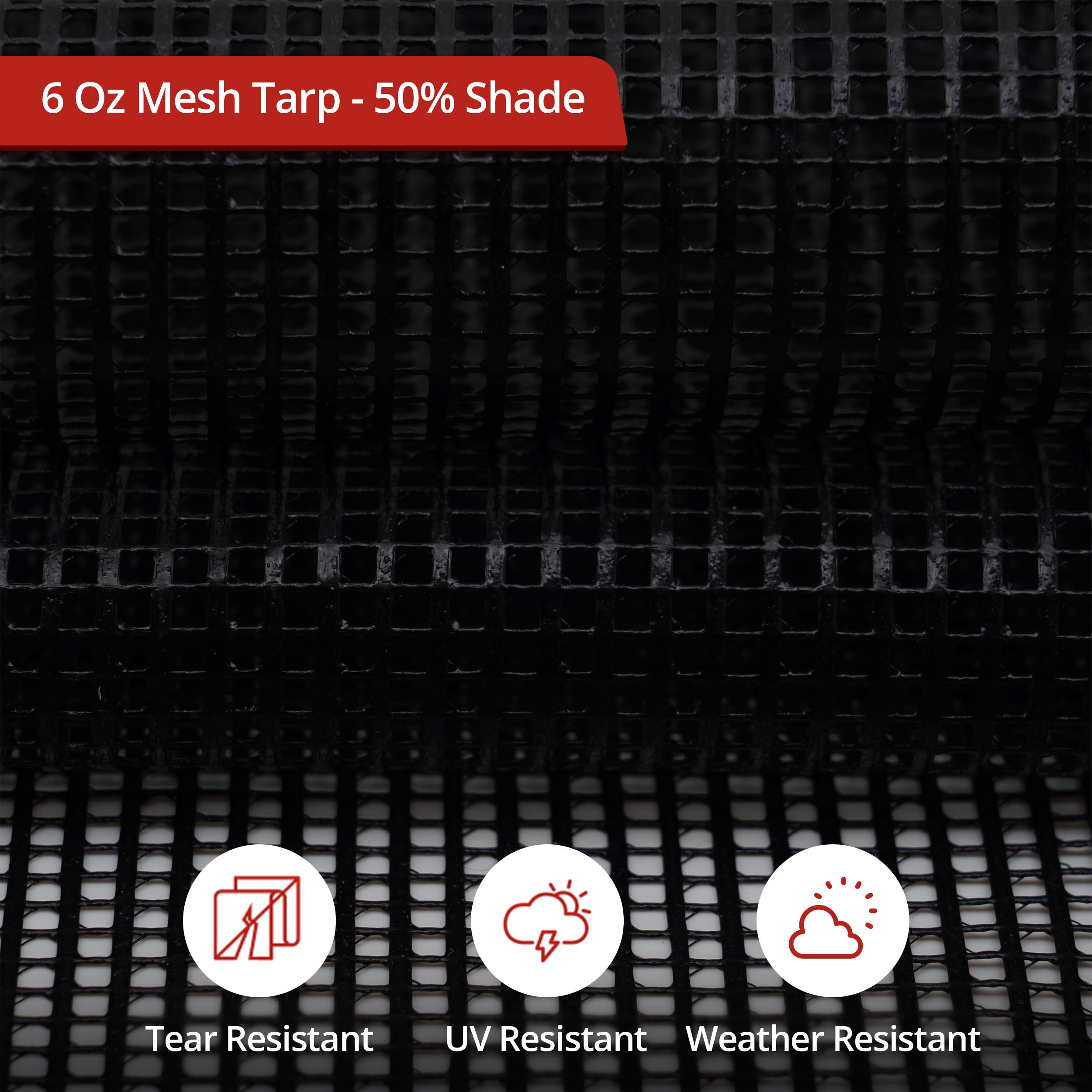 Custom Mesh Tarp - 50% Shade