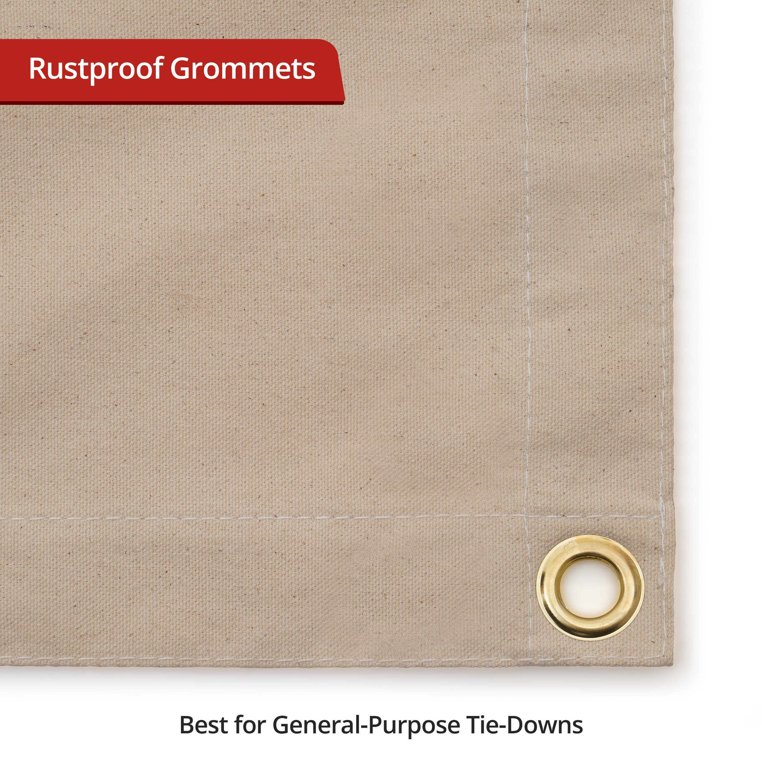 Custom Natural Untreated Canvas Tarp