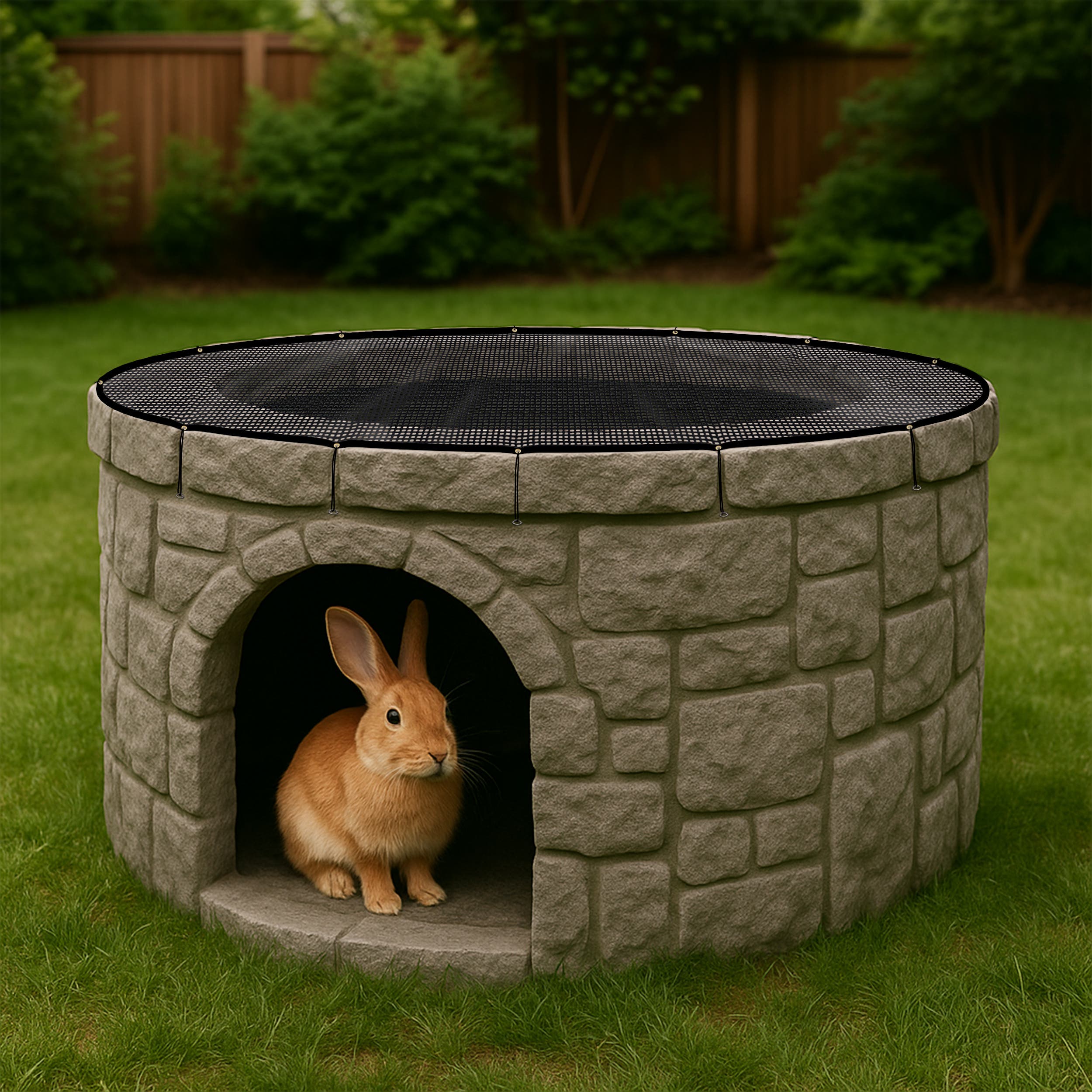 Custom Round Mesh Tarp - 50% Shade