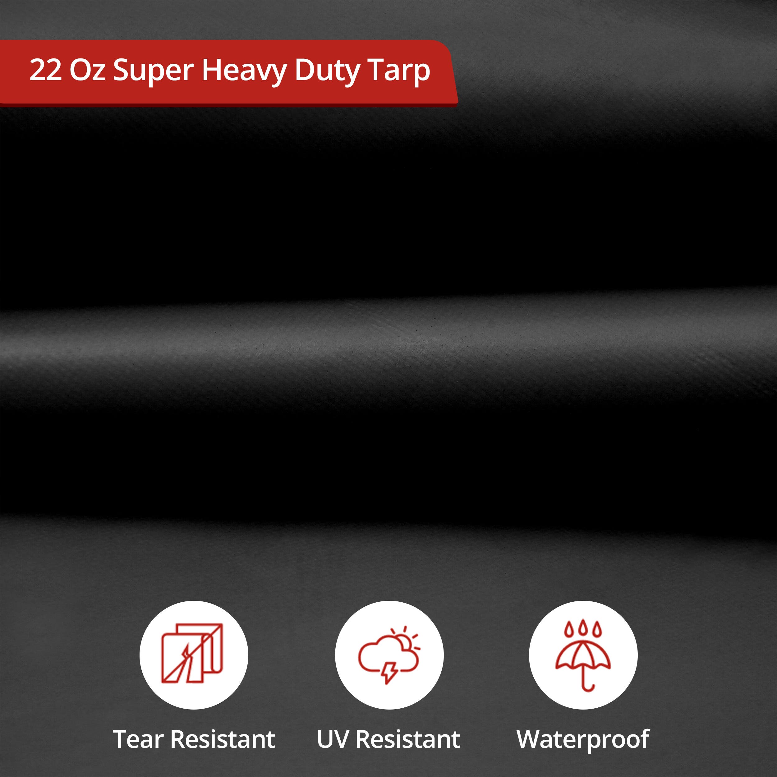 Custom Super Heavy Duty Vinyl Tarp - Round