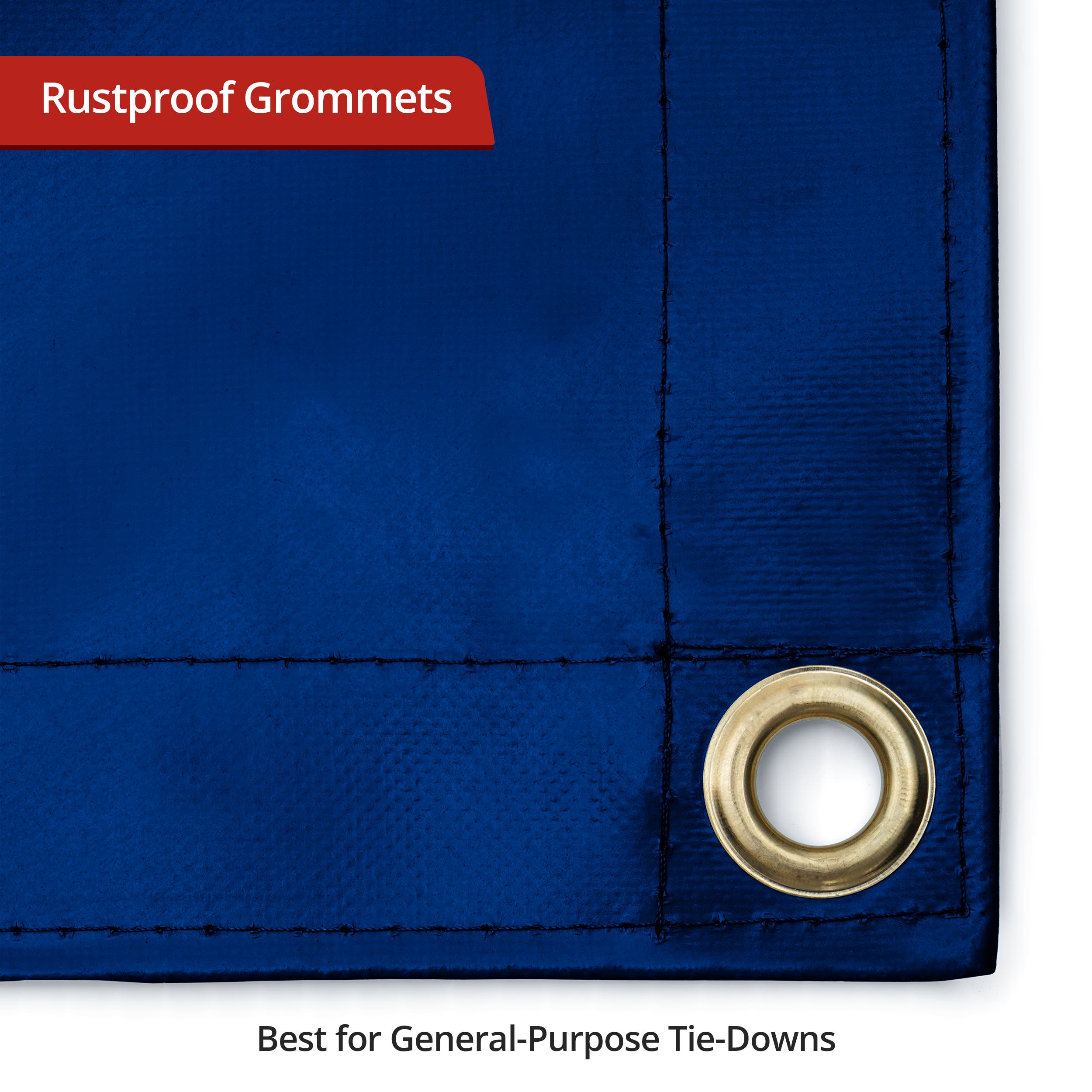 Custom Super Heavy Duty Vinyl Tarp - Blue