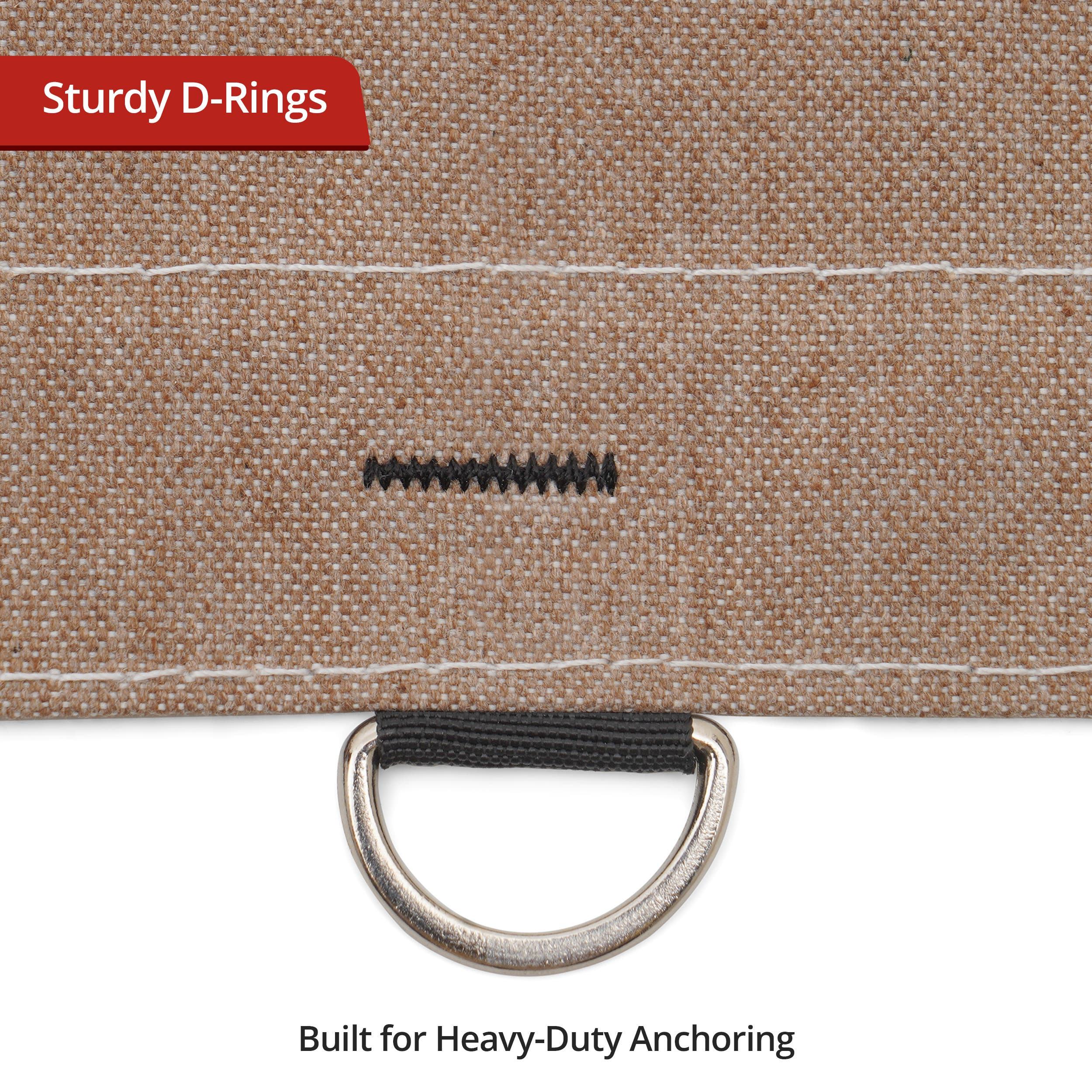 Water Resistant Canvas Tarp - Mustard Tan