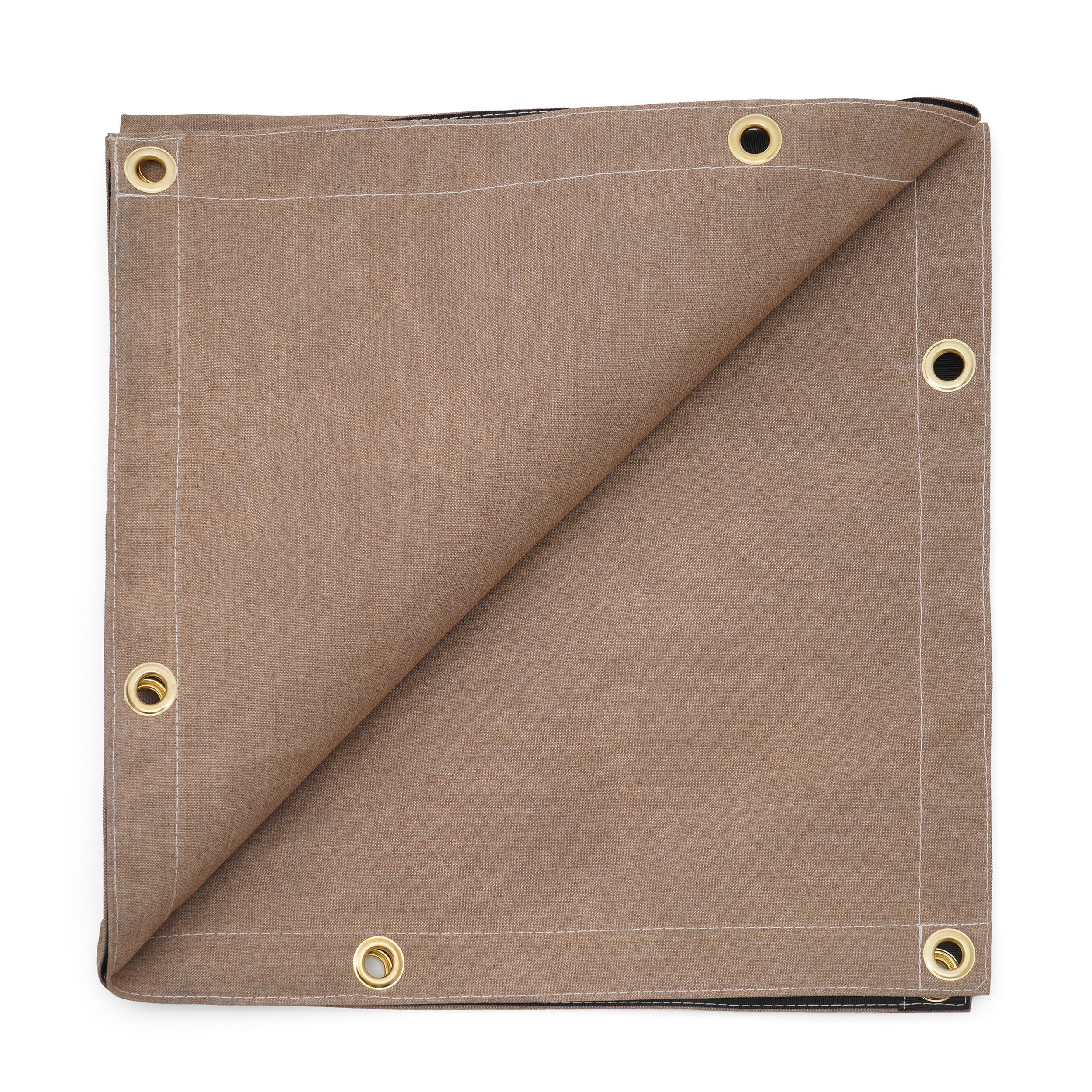 Water Resistant Canvas Tarp - Mustard Tan