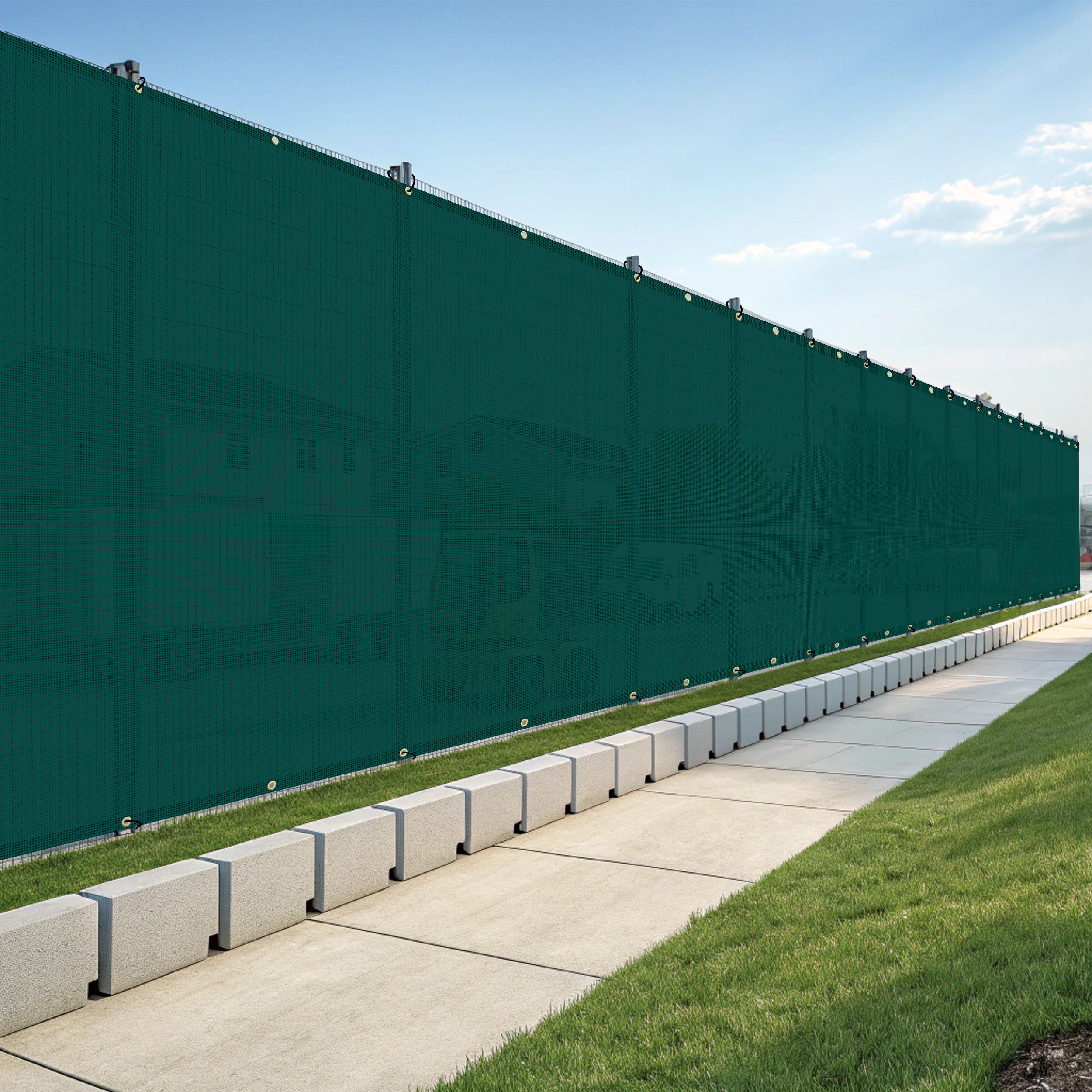 Green Privacy Fence Screen