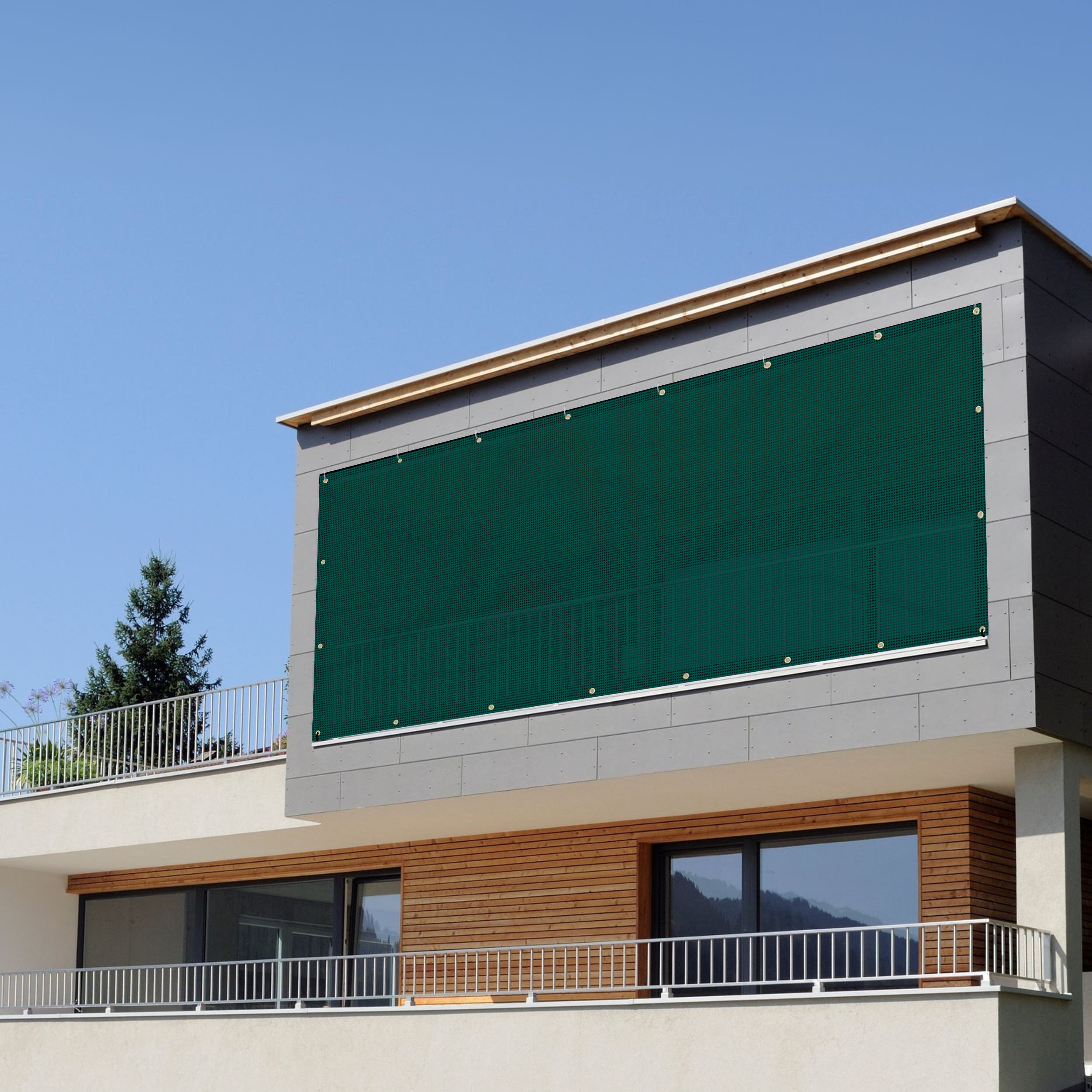 Green Privacy Fence Screen