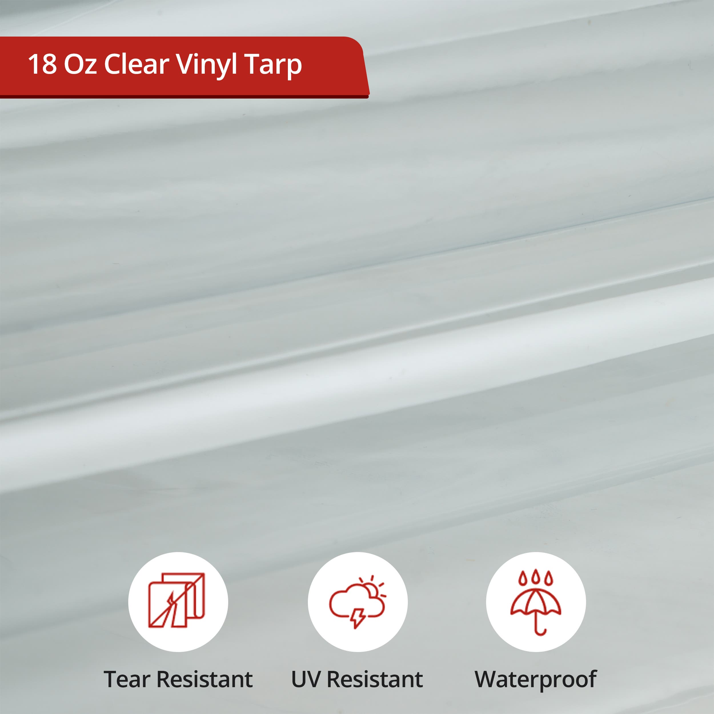 Fire Retardant Clear Vinyl Tarp