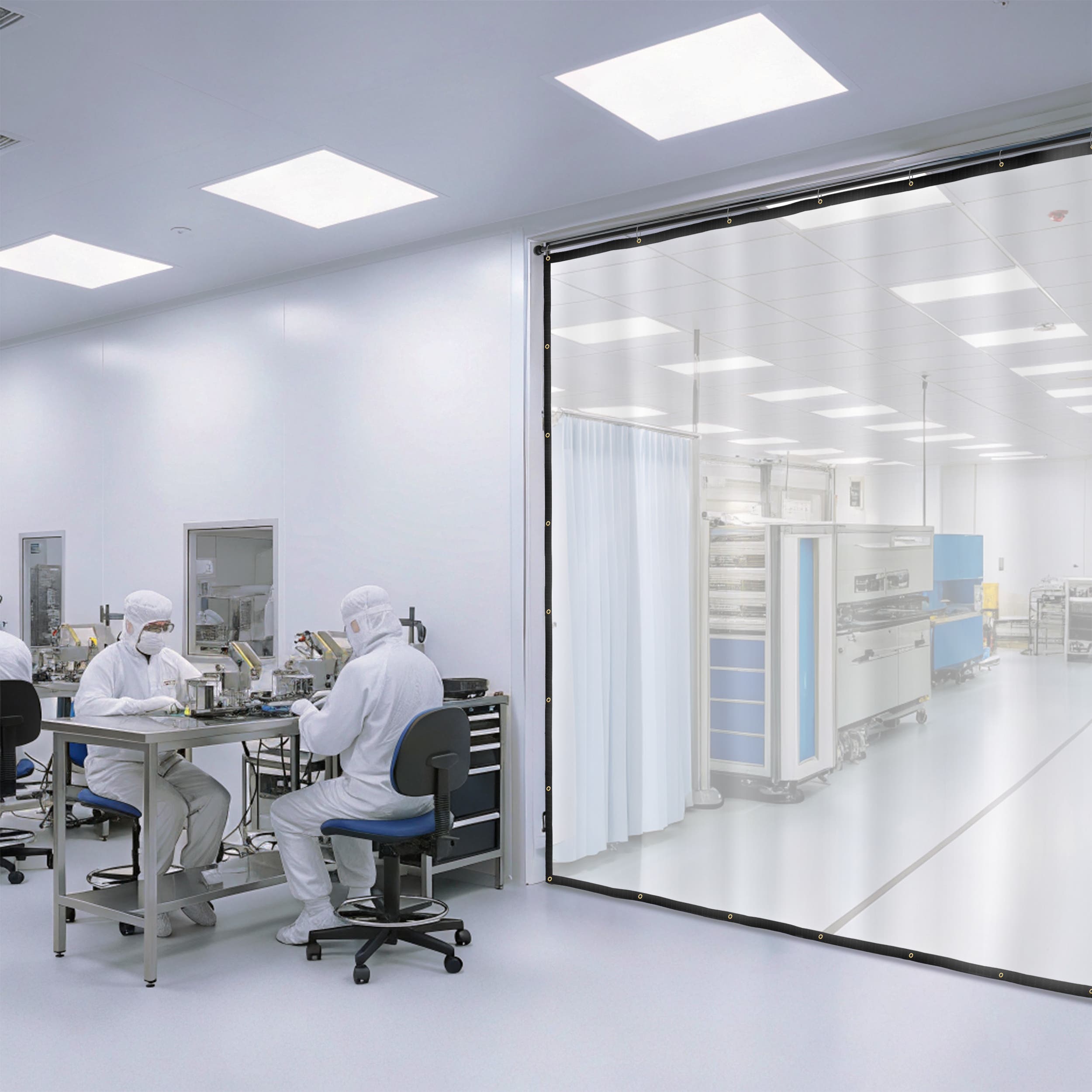 Fire Retardant Clear Vinyl Tarp