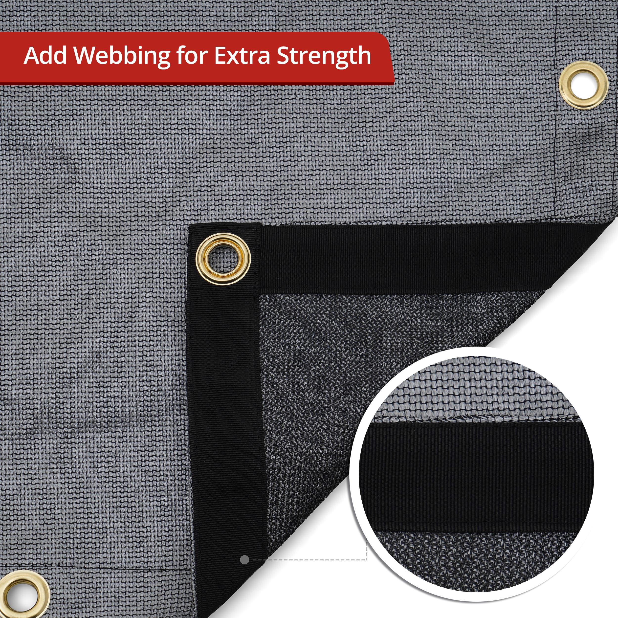 Knitted Mesh Tarp - 95% Shade