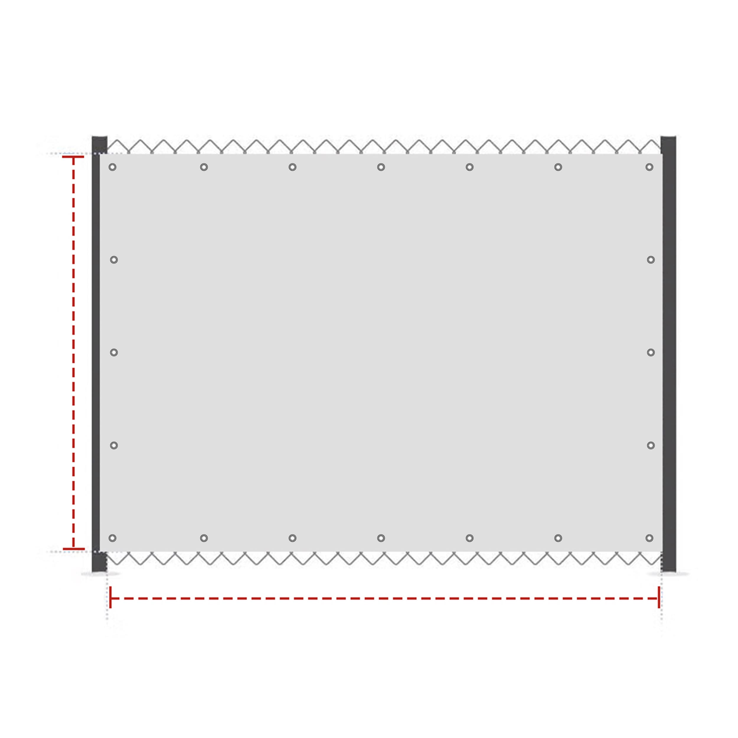 Permanent Fence Screen