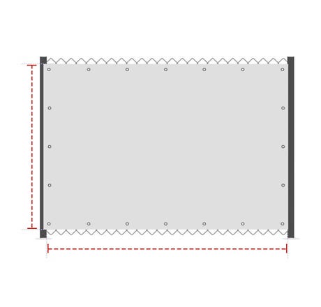 Permanent Fence Screen