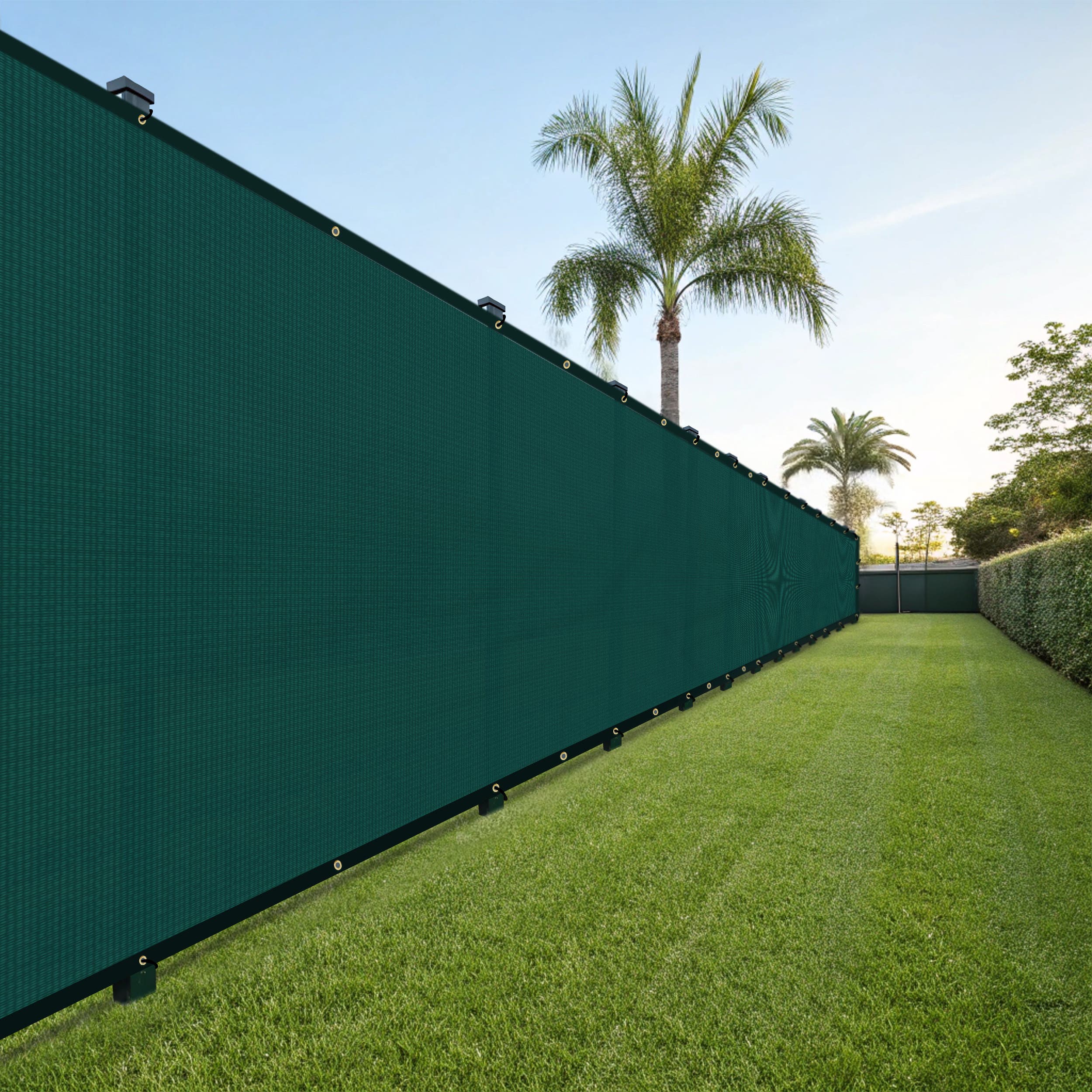 90% Premium Fence Privacy Screen - Green