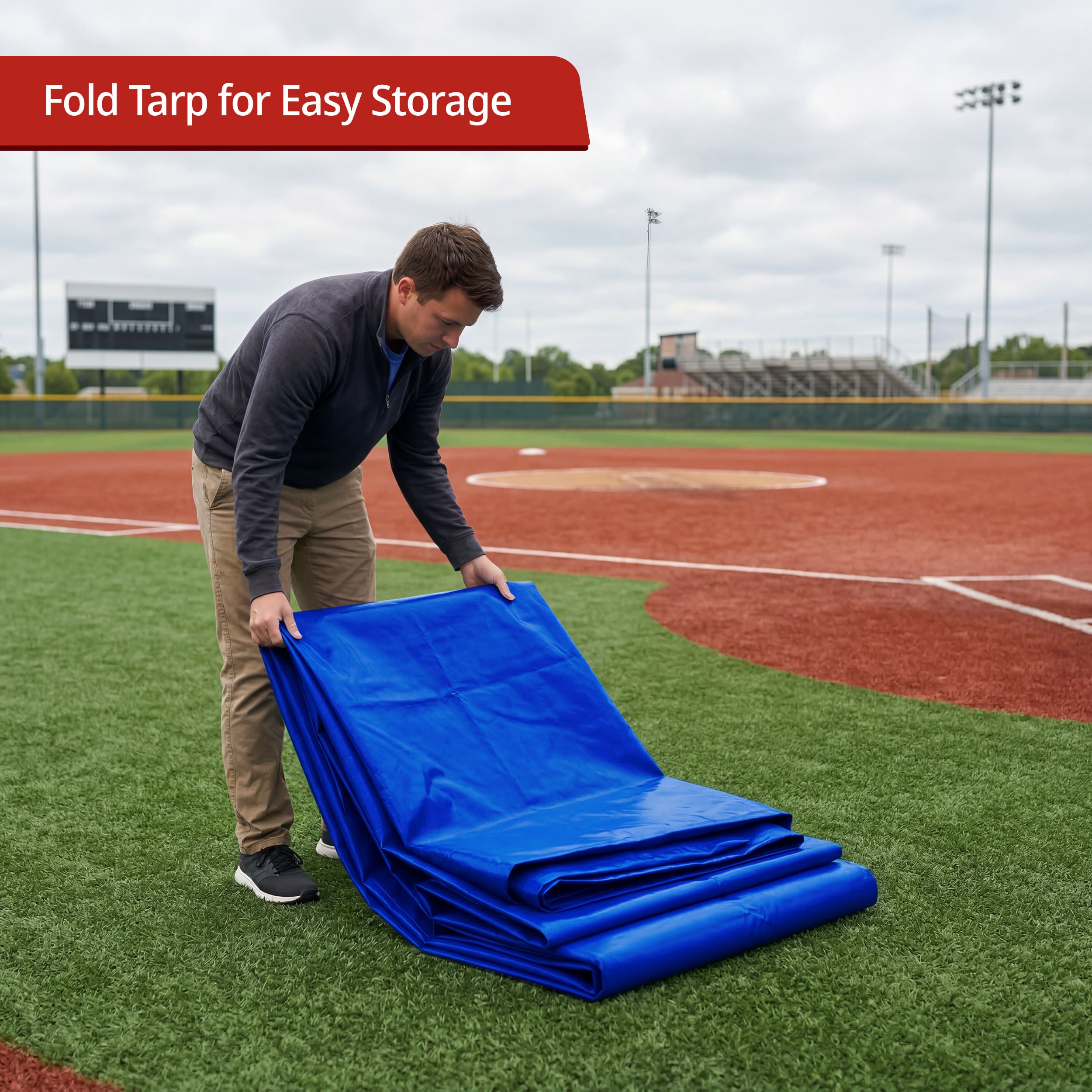 Soft Ball Base Line Tarp