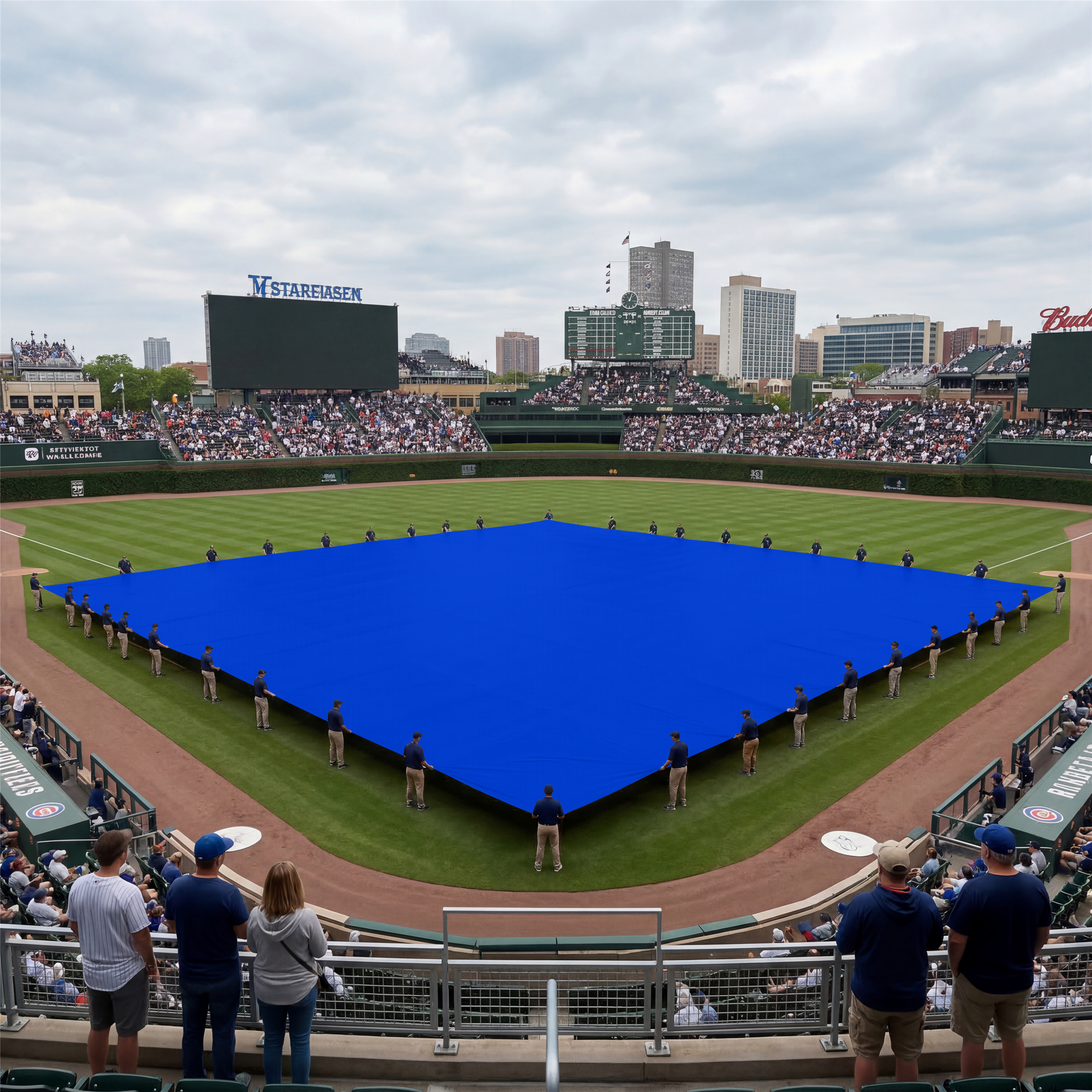 Soft Ball Field Cover