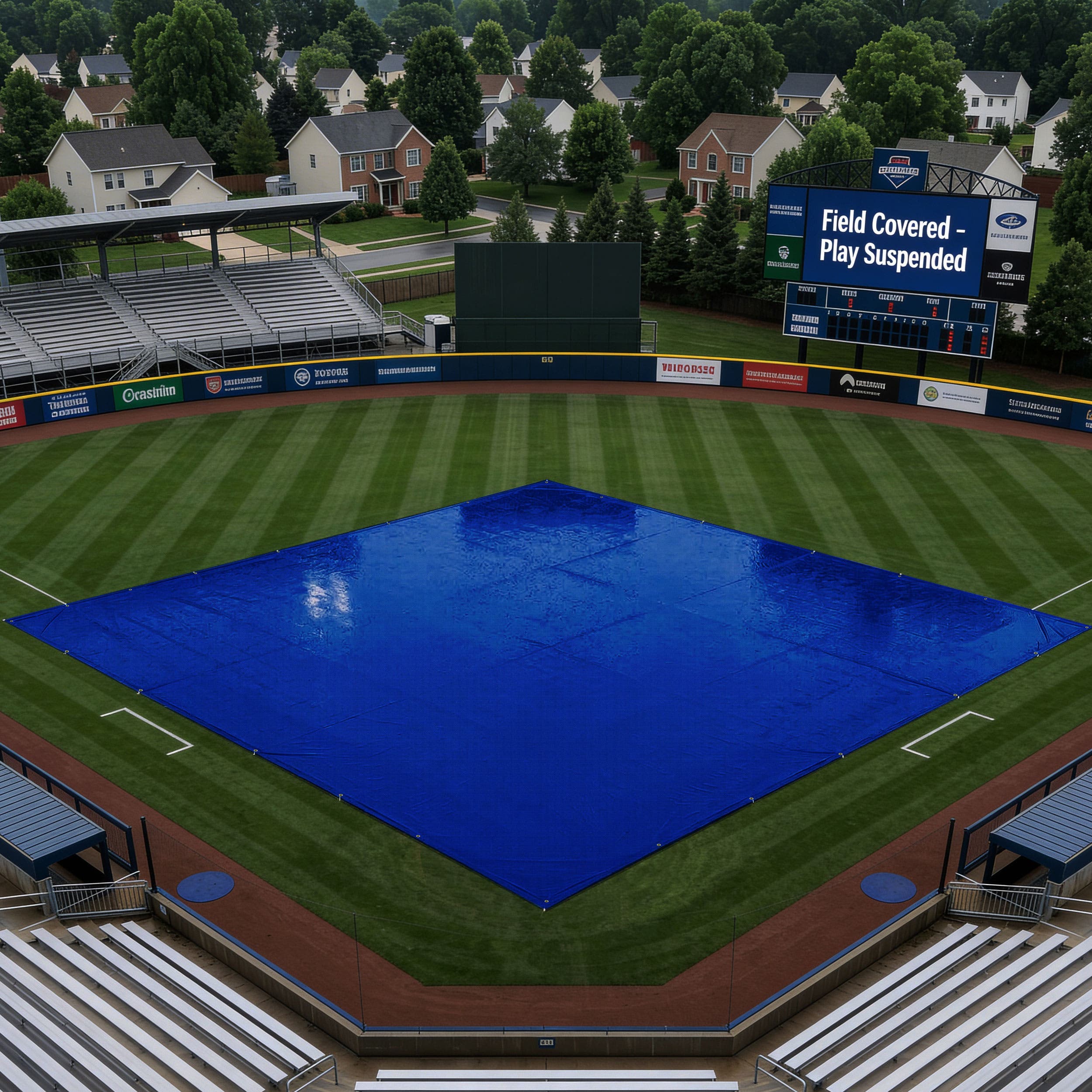 Soft Ball Field Cover