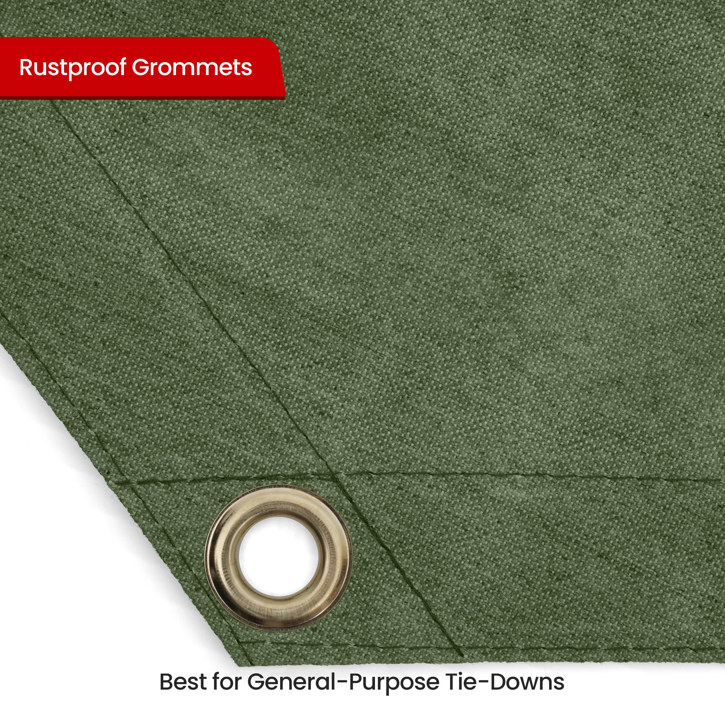 Water Resistant Canvas Tarp – Hexagon